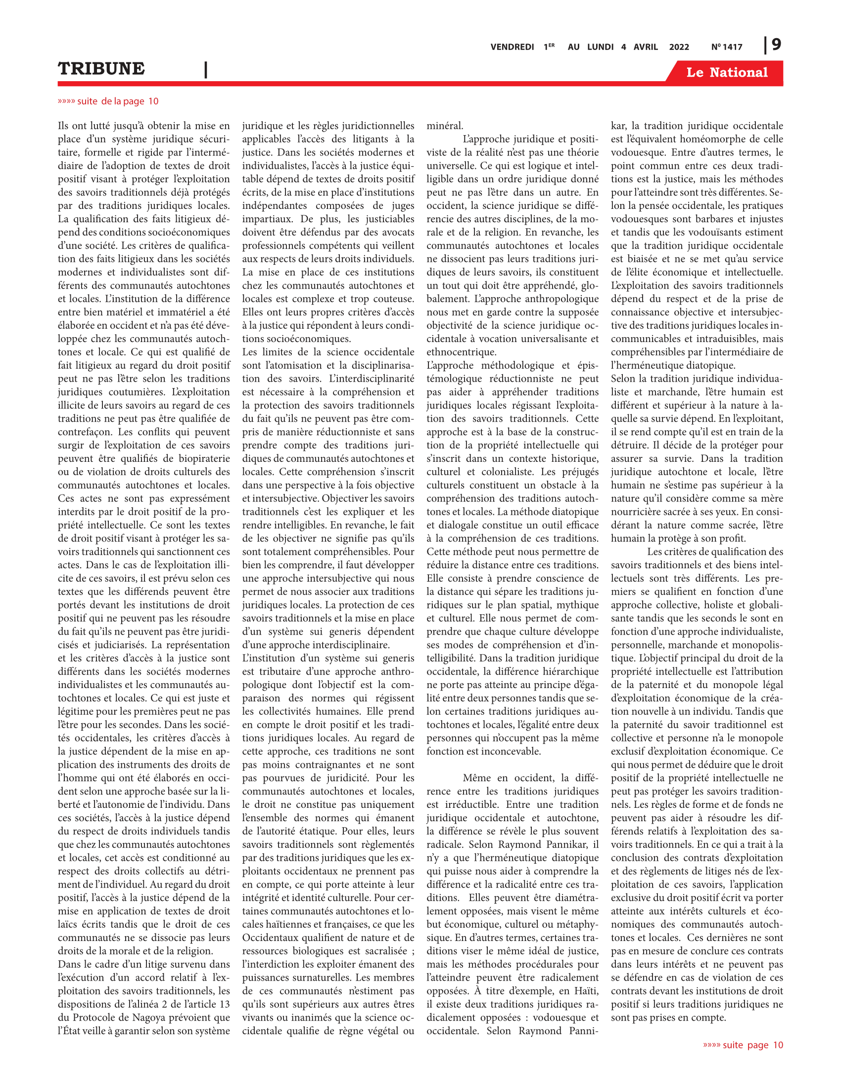 Page 9 de l'édition 1417