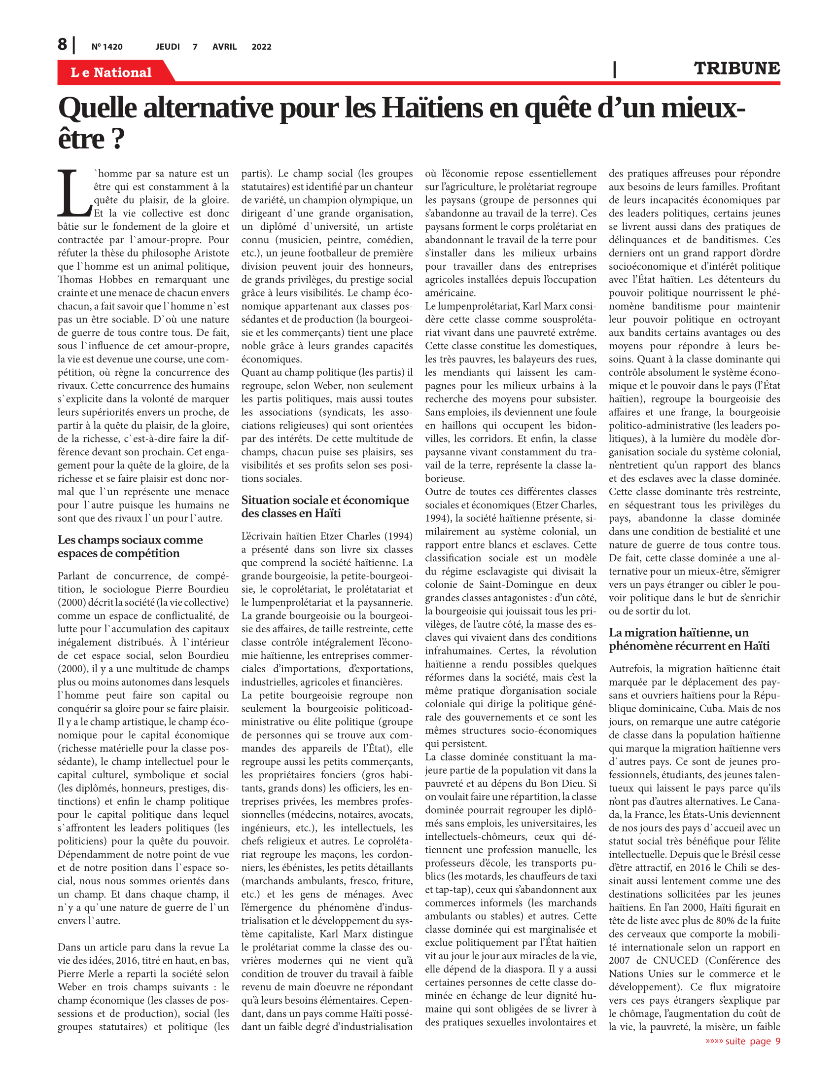 Page 8 de l'édition 1420