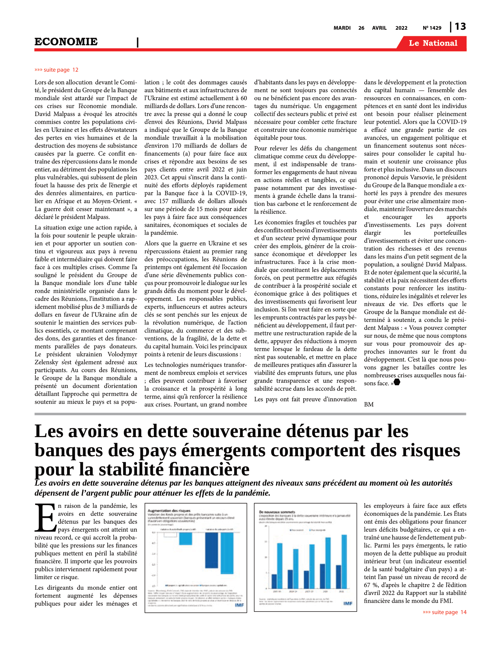 Page 13 de l'édition 1429