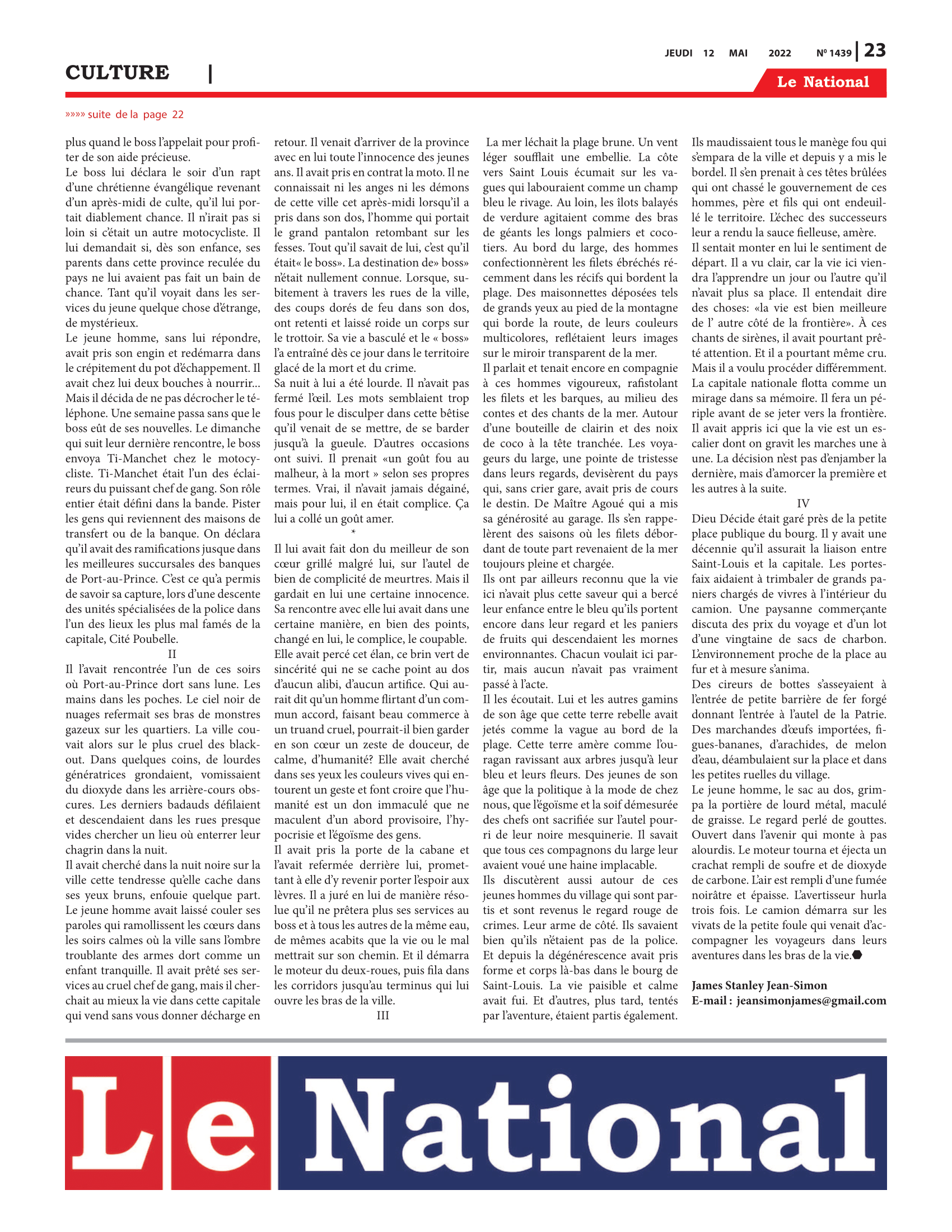 Page 23 de l'édition 1439