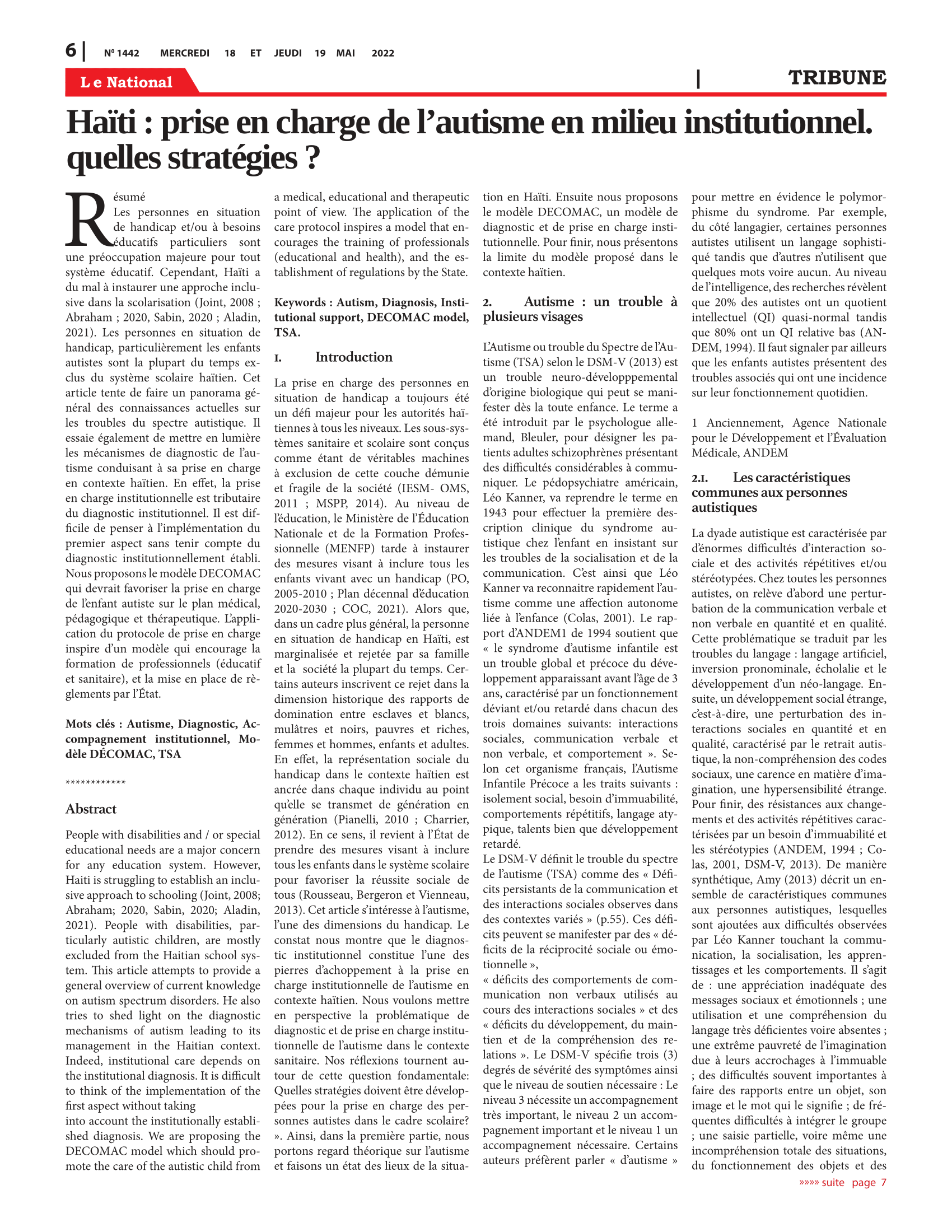 Page 6 de l'édition 1442