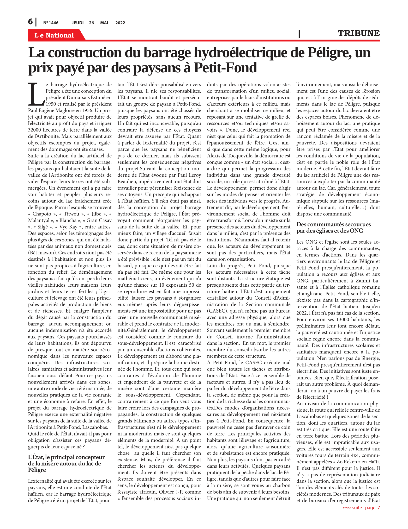 Page 6 de l'édition 1446