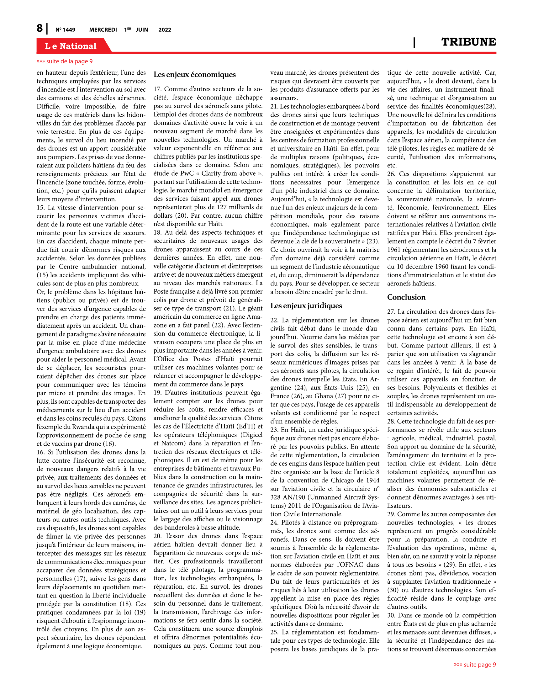 Page 8 de l'édition 1449