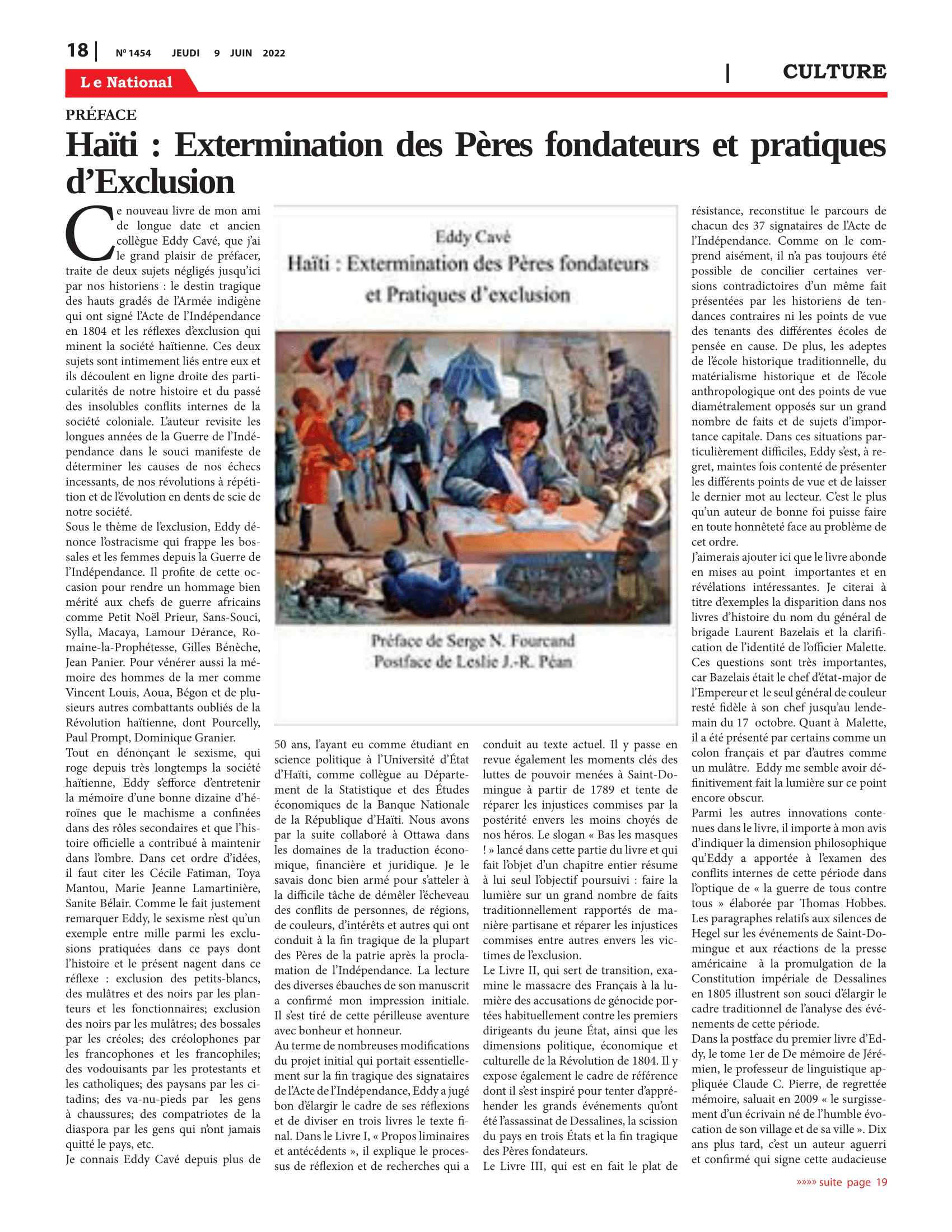 Page 18 de l'édition 1454