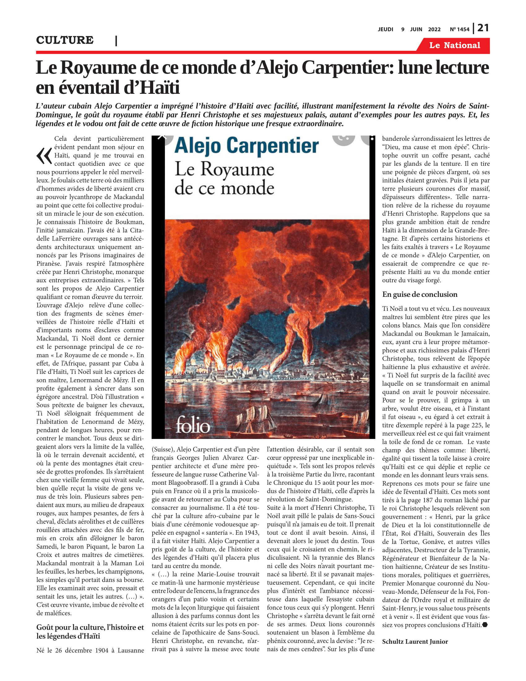 Page 21 de l'édition 1454