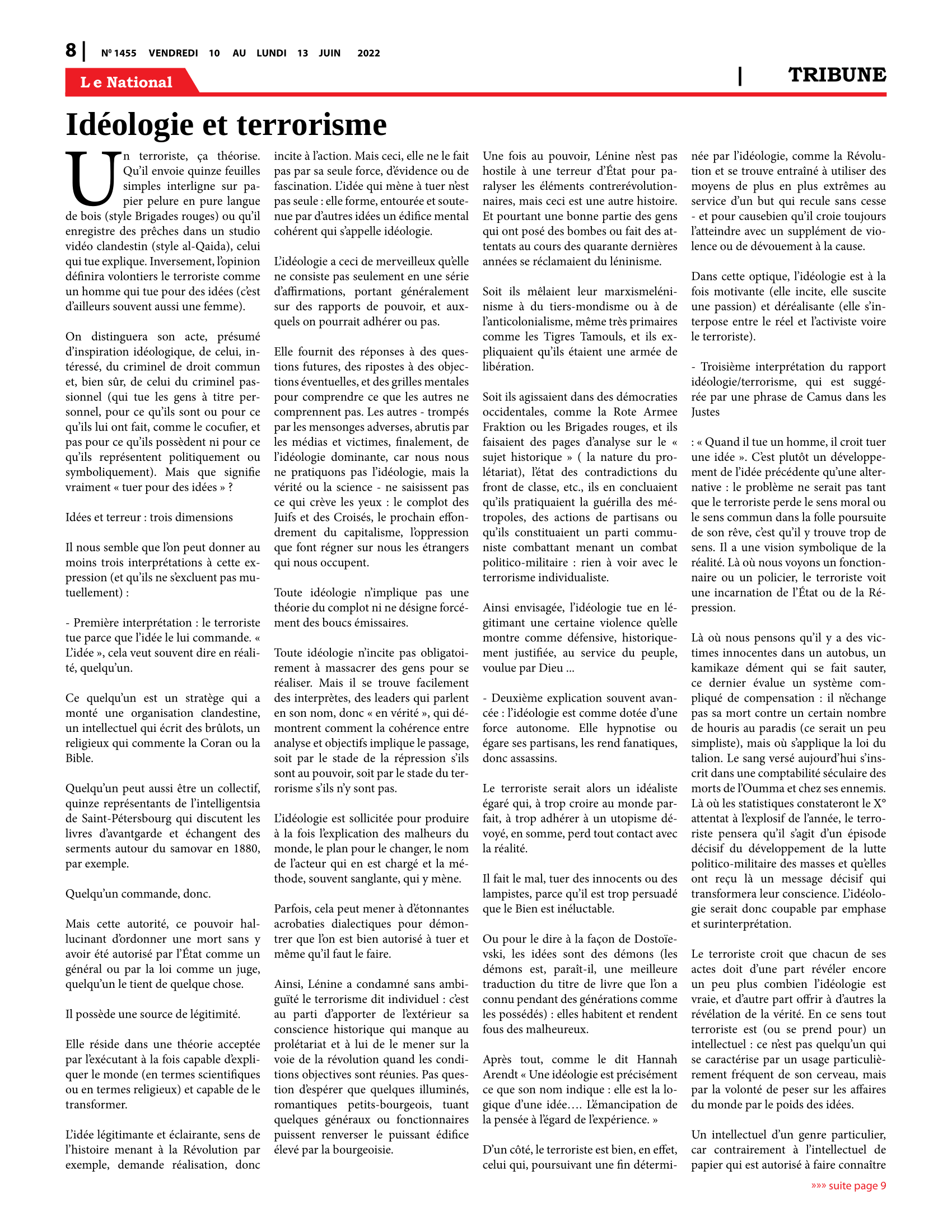 Page 8 de l'édition 1455