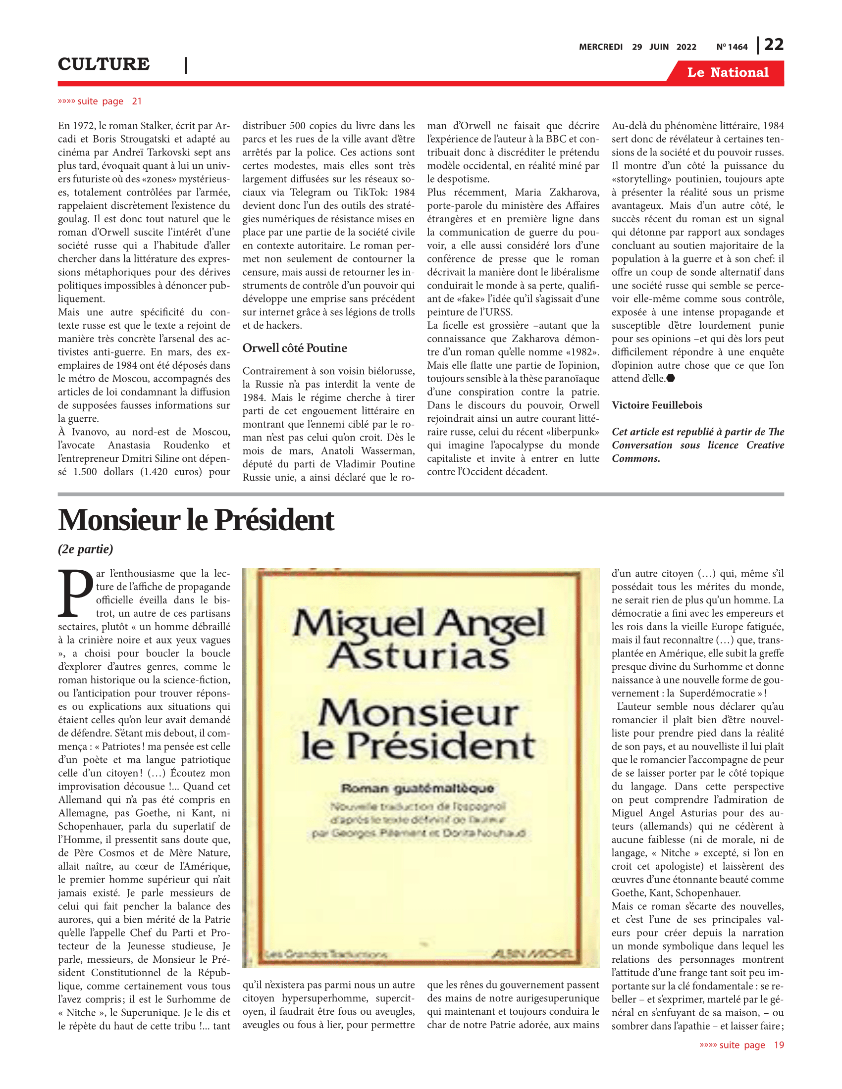 Page 22 de l'édition 1464