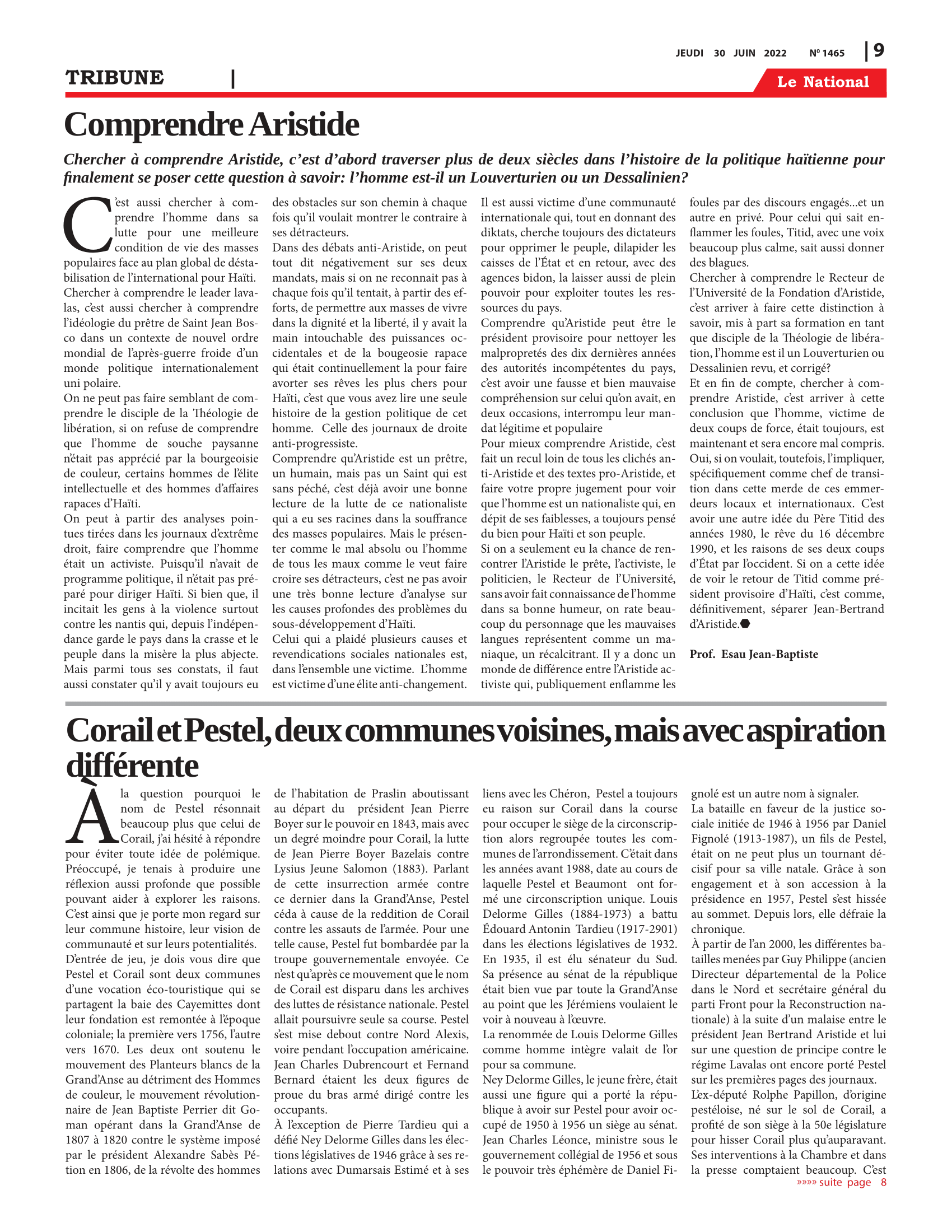 Page 9 de l'édition 1465
