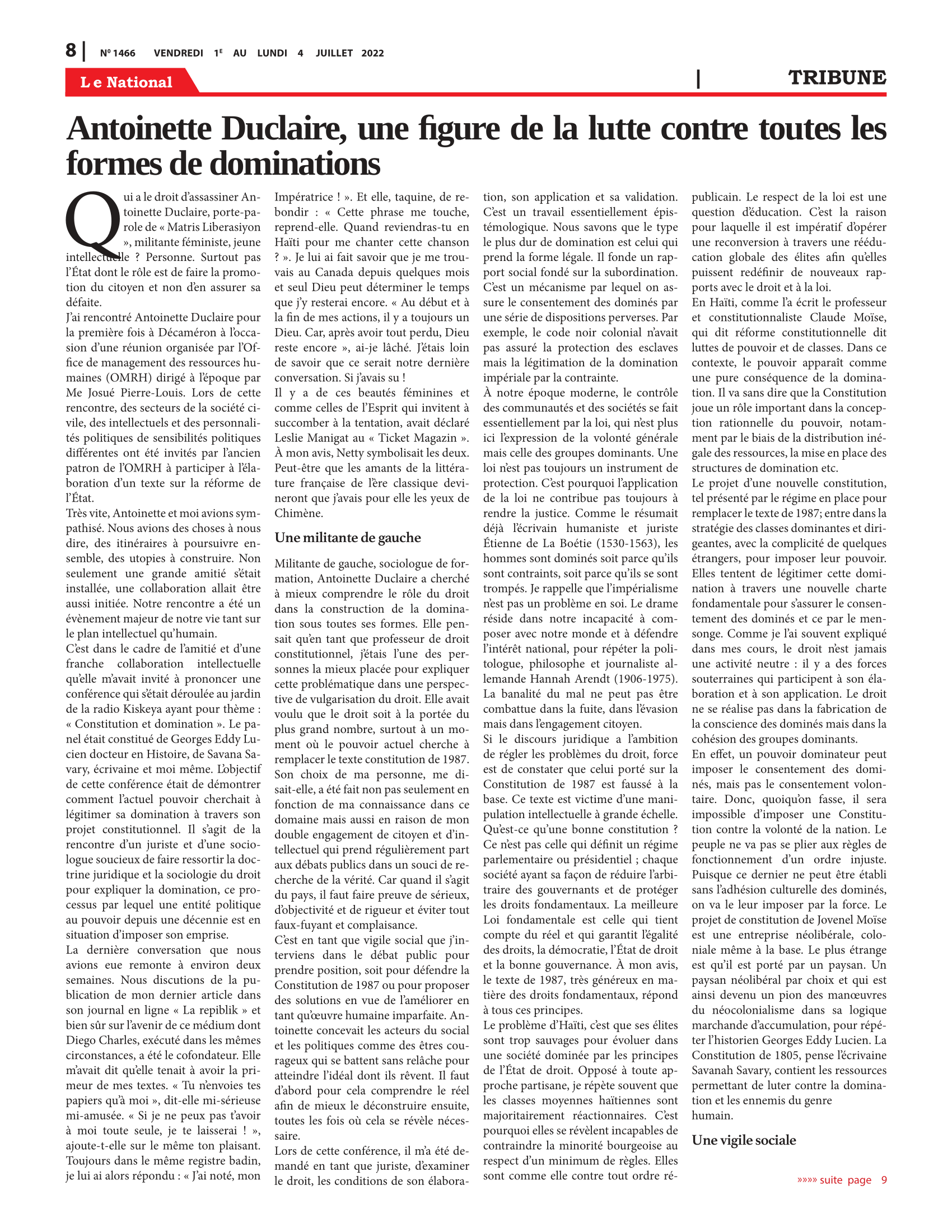 Page 8 de l'édition 1466