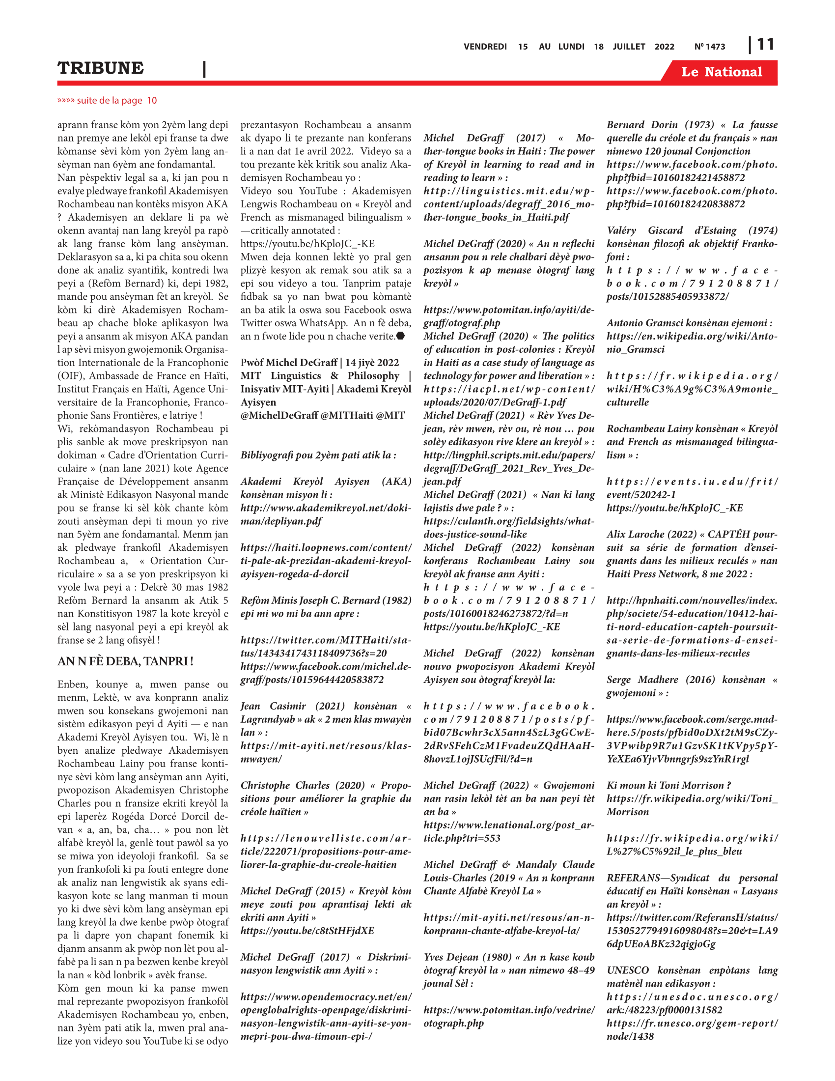 Page 11 de l'édition 1473