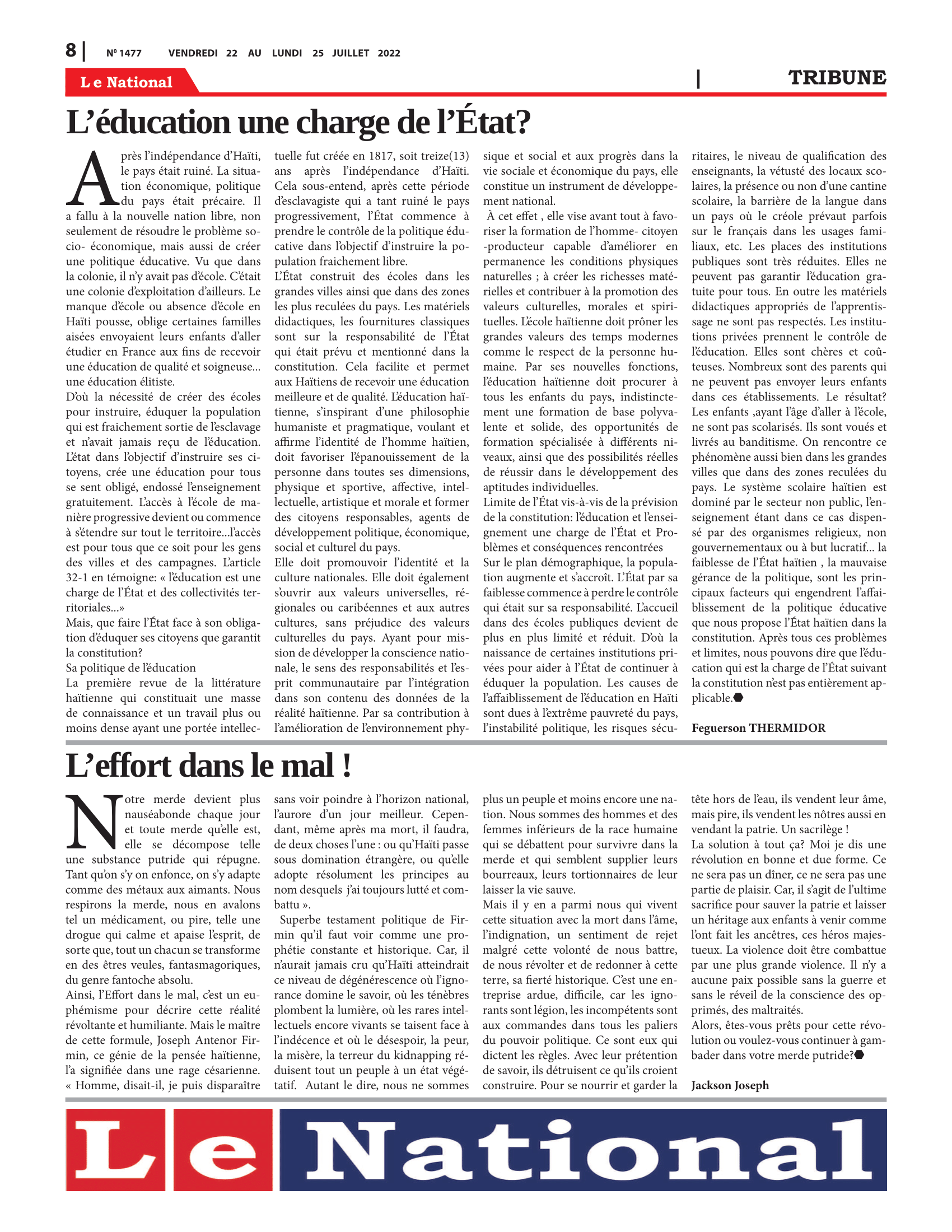 Page 8 de l'édition 1477