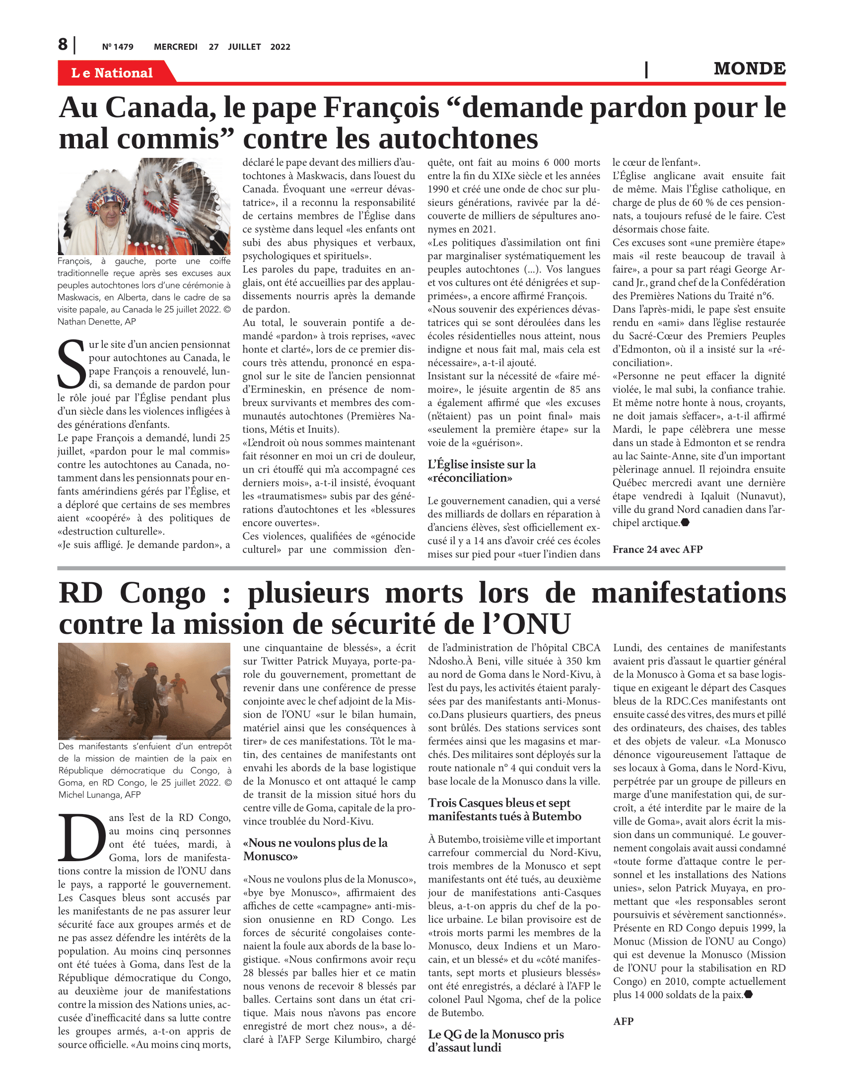 Page 8 de l'édition 1479