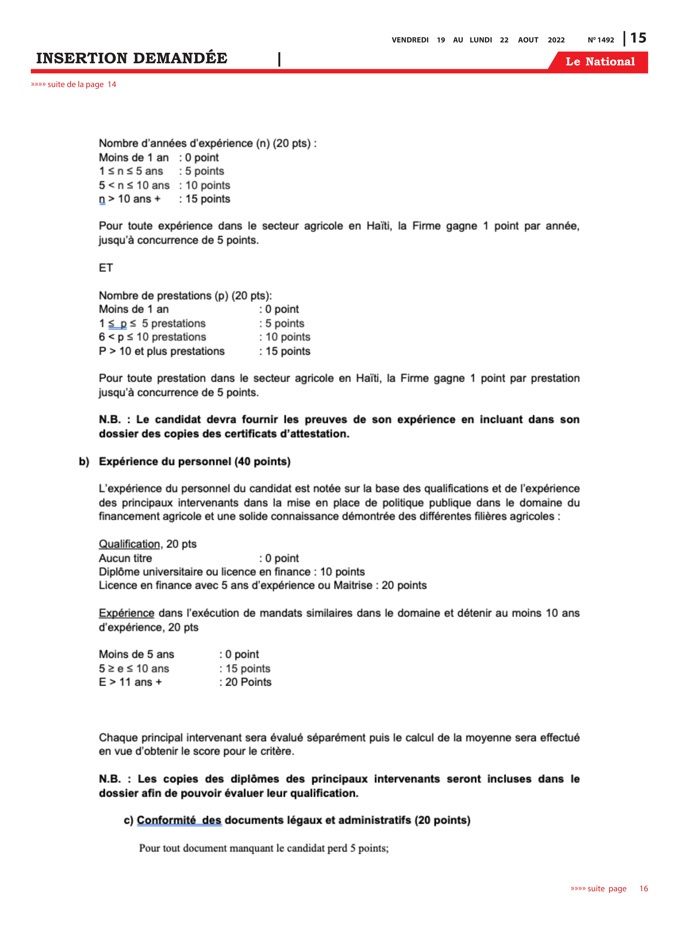 Page 15 de l'édition 1492