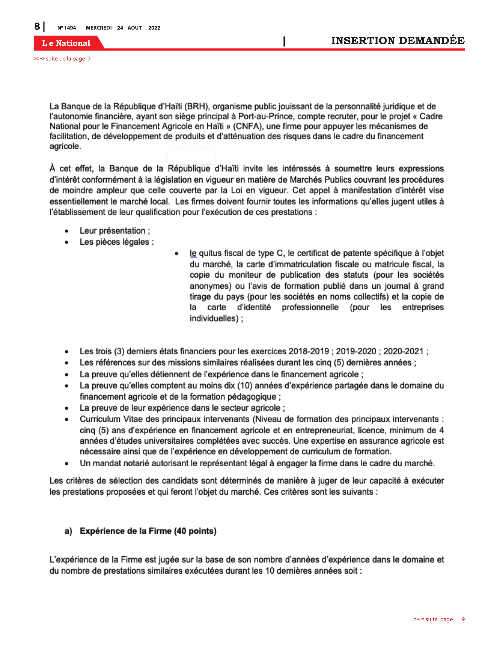 Page 8 de l'édition 1494