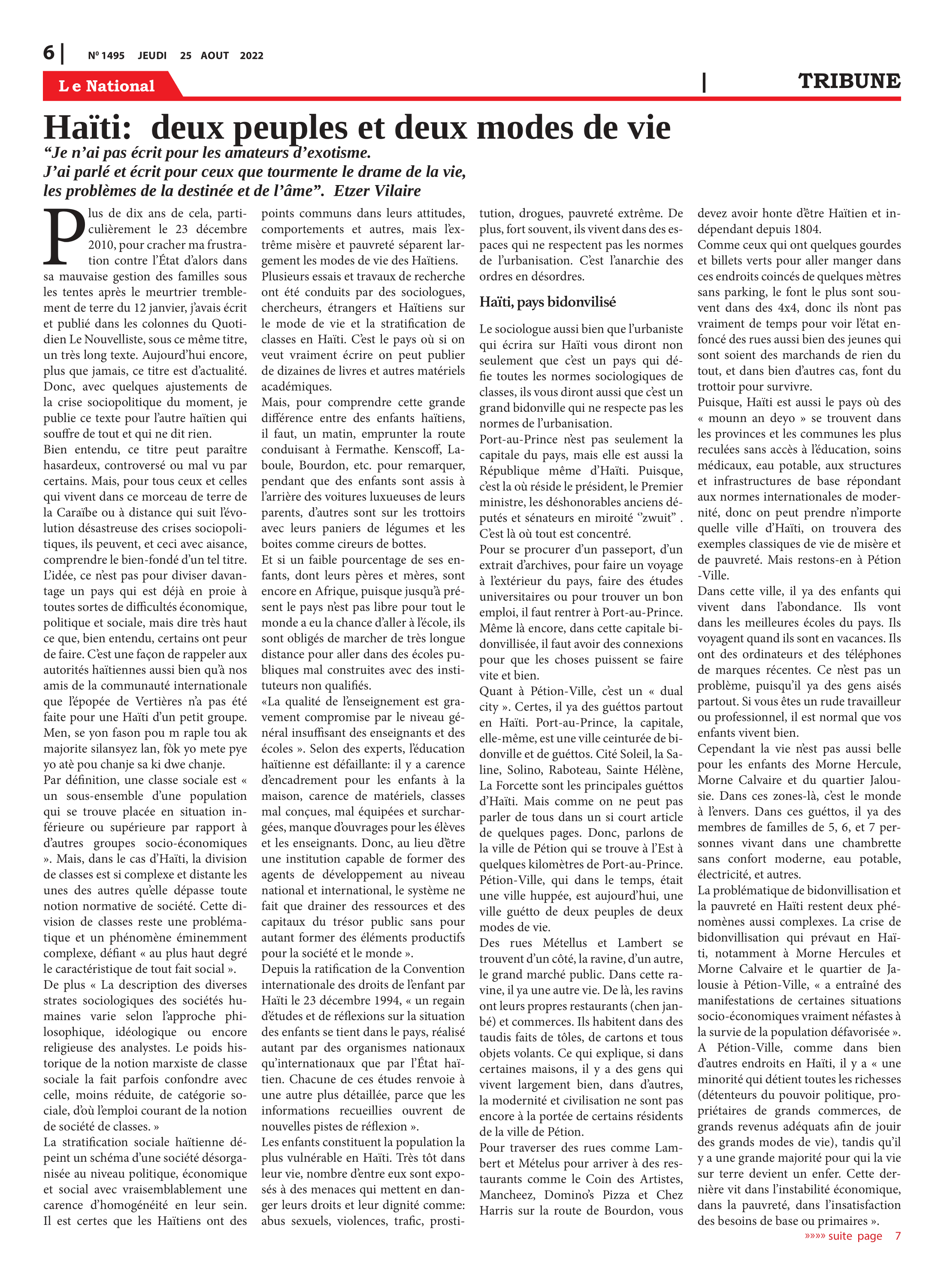 Page 6 de l'édition 1495