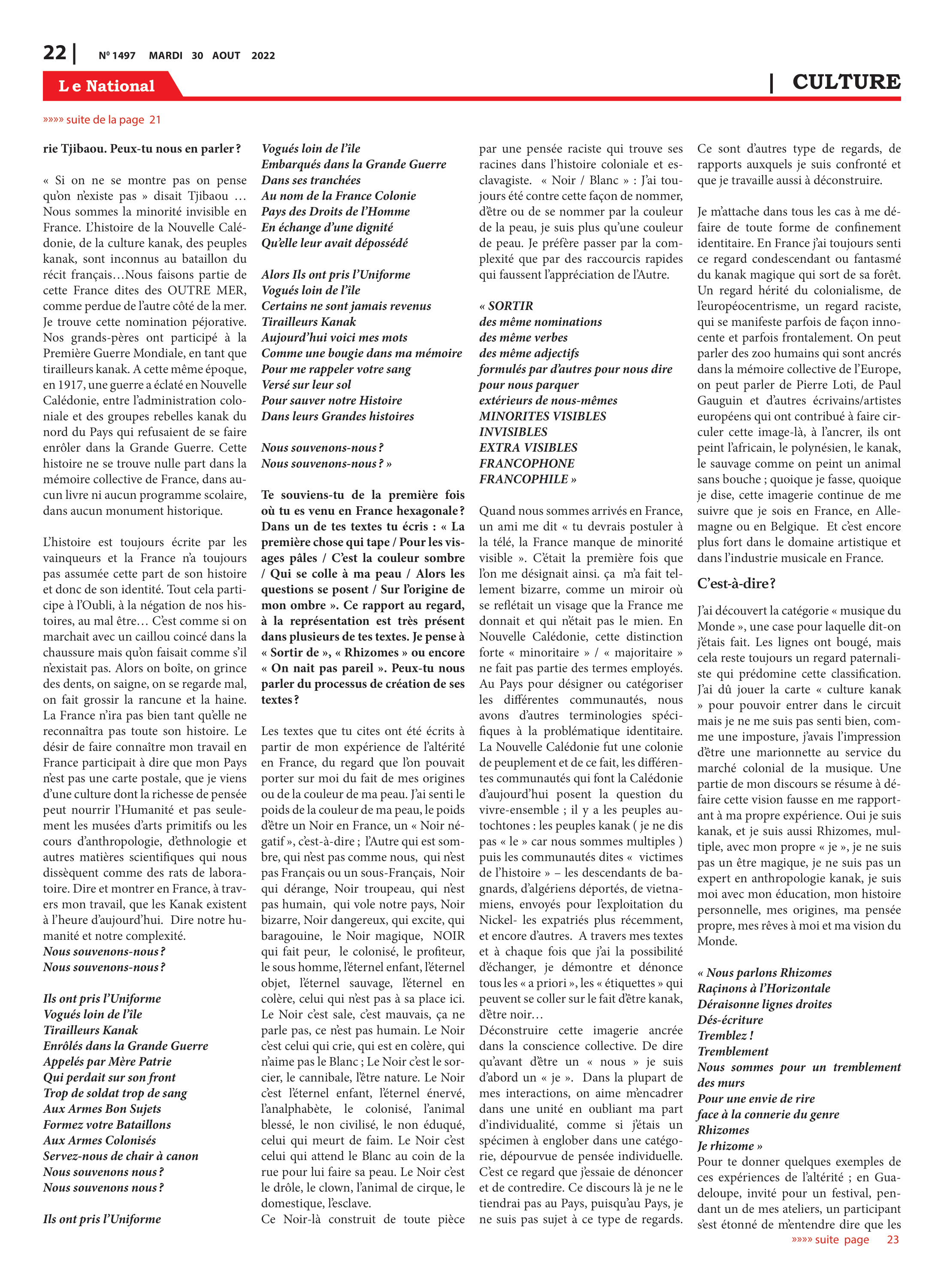 Page 22 de l'édition 1497