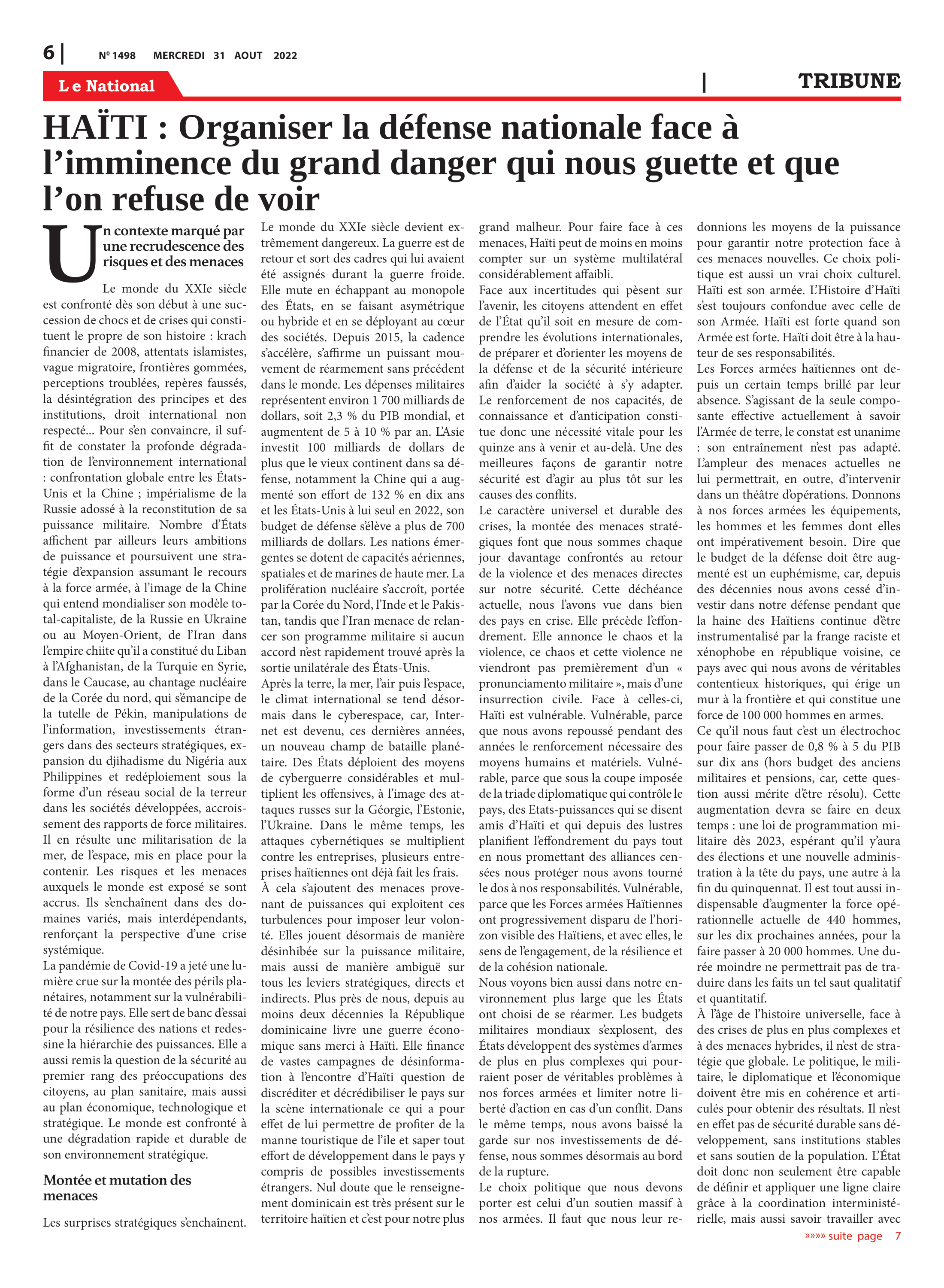 Page 6 de l'édition 1498