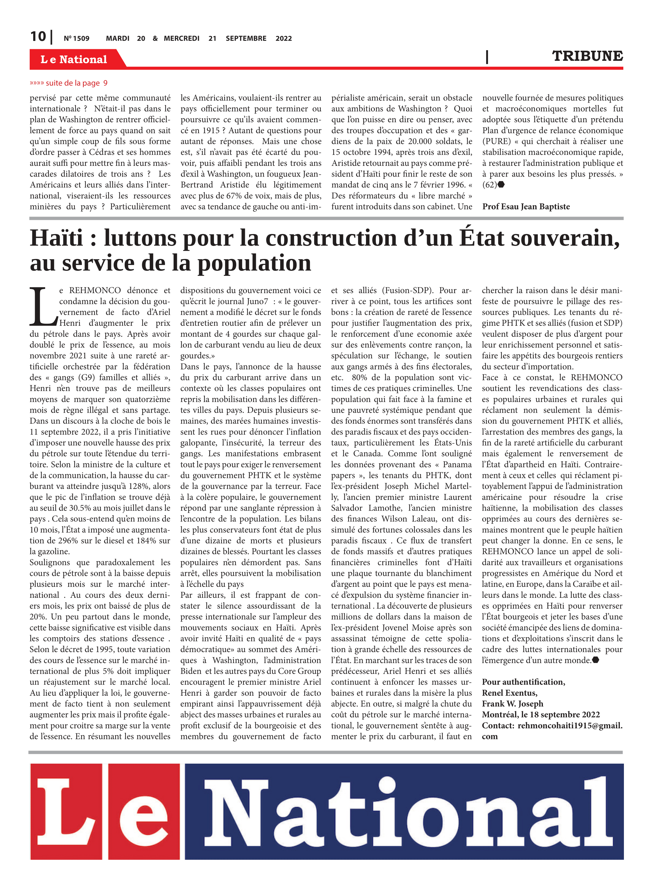 Page 10 de l'édition 1509