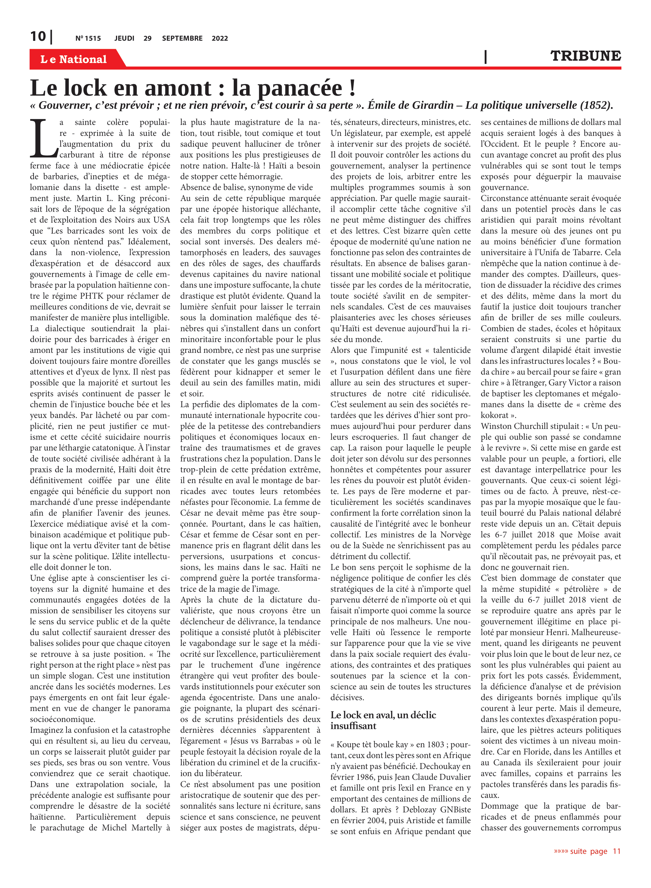 Page 10 de l'édition 1515
