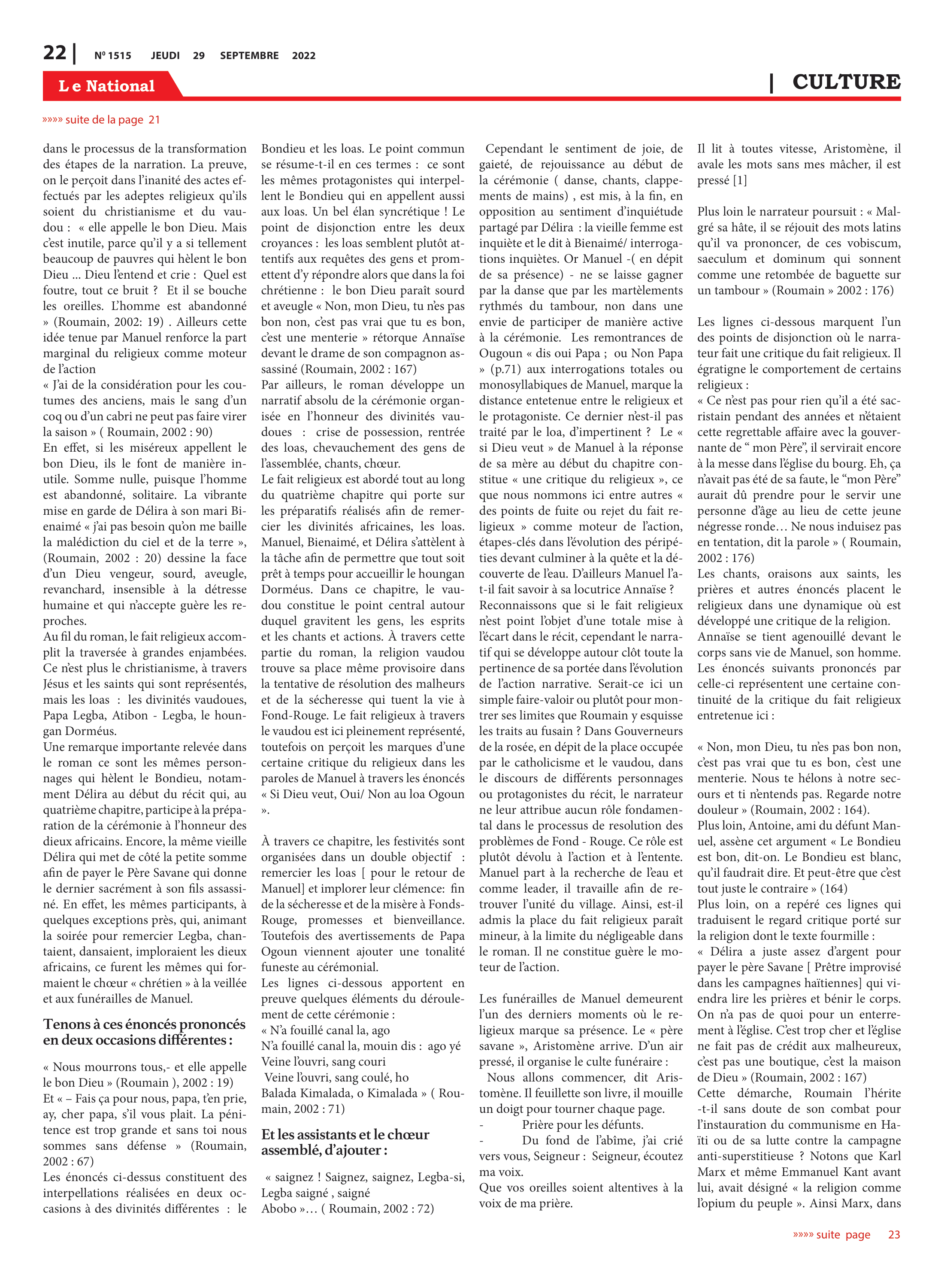 Page 22 de l'édition 1515