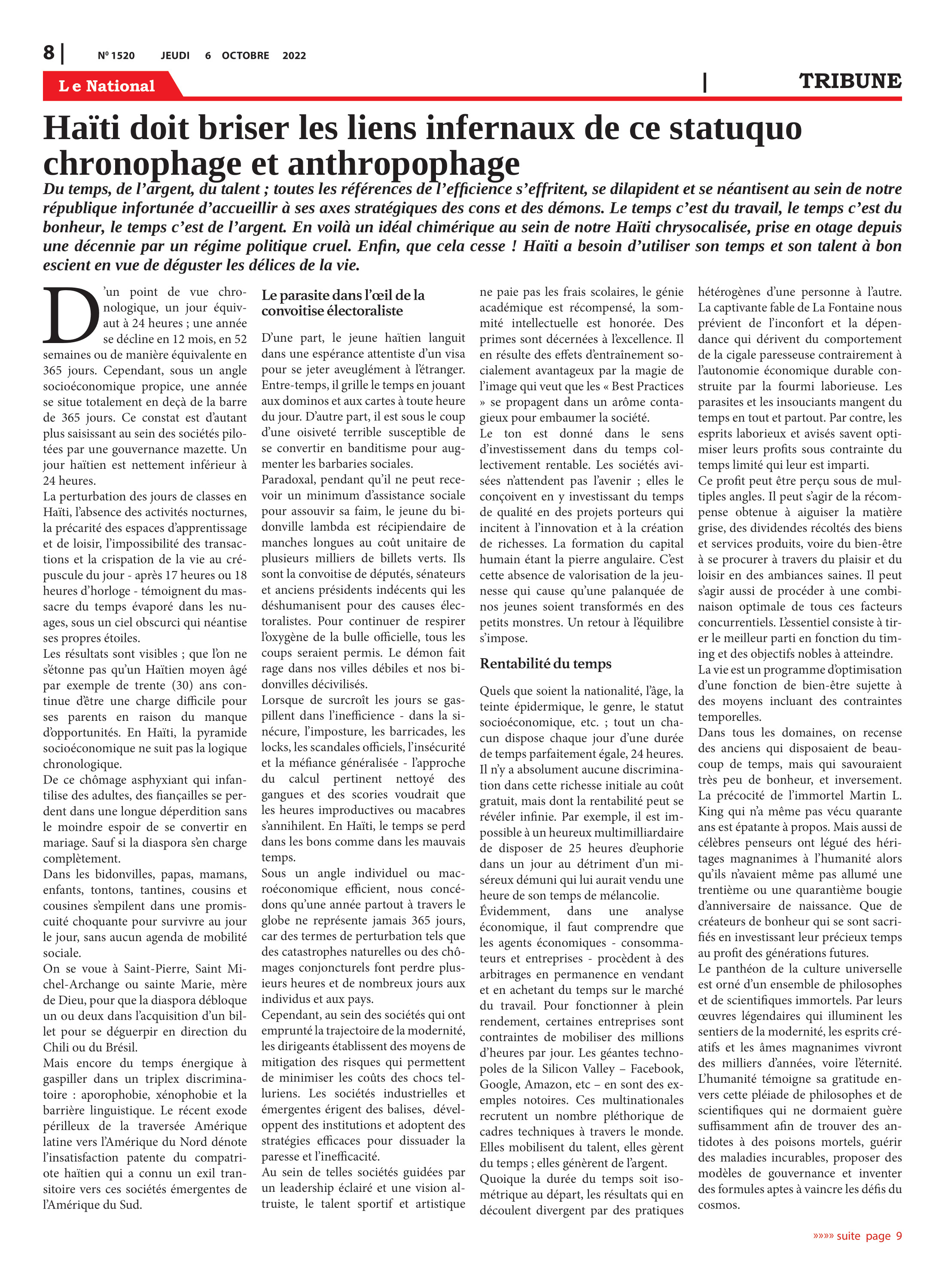 Page 15 de l'édition 1518