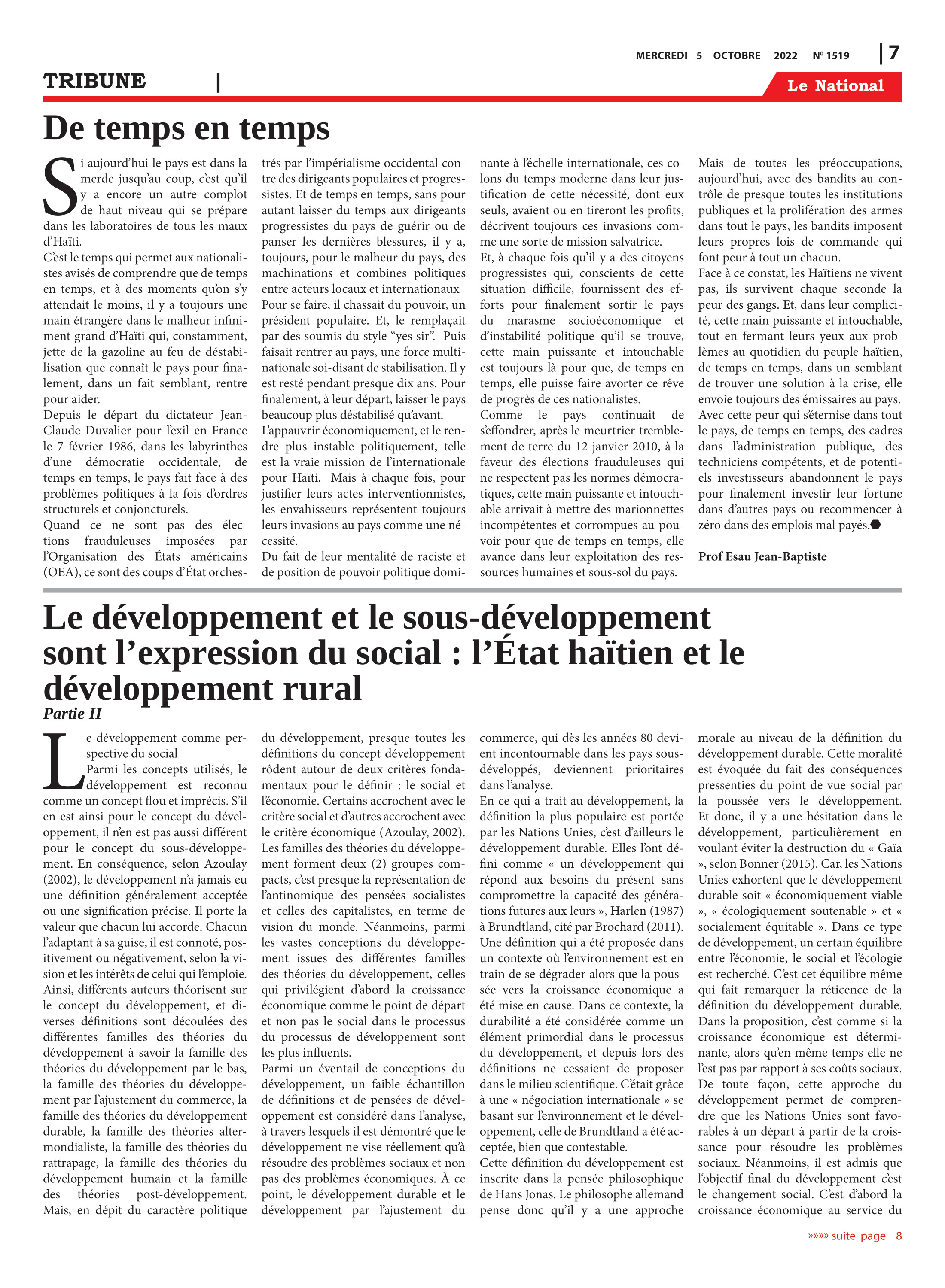 Page 7 de l'édition 1519