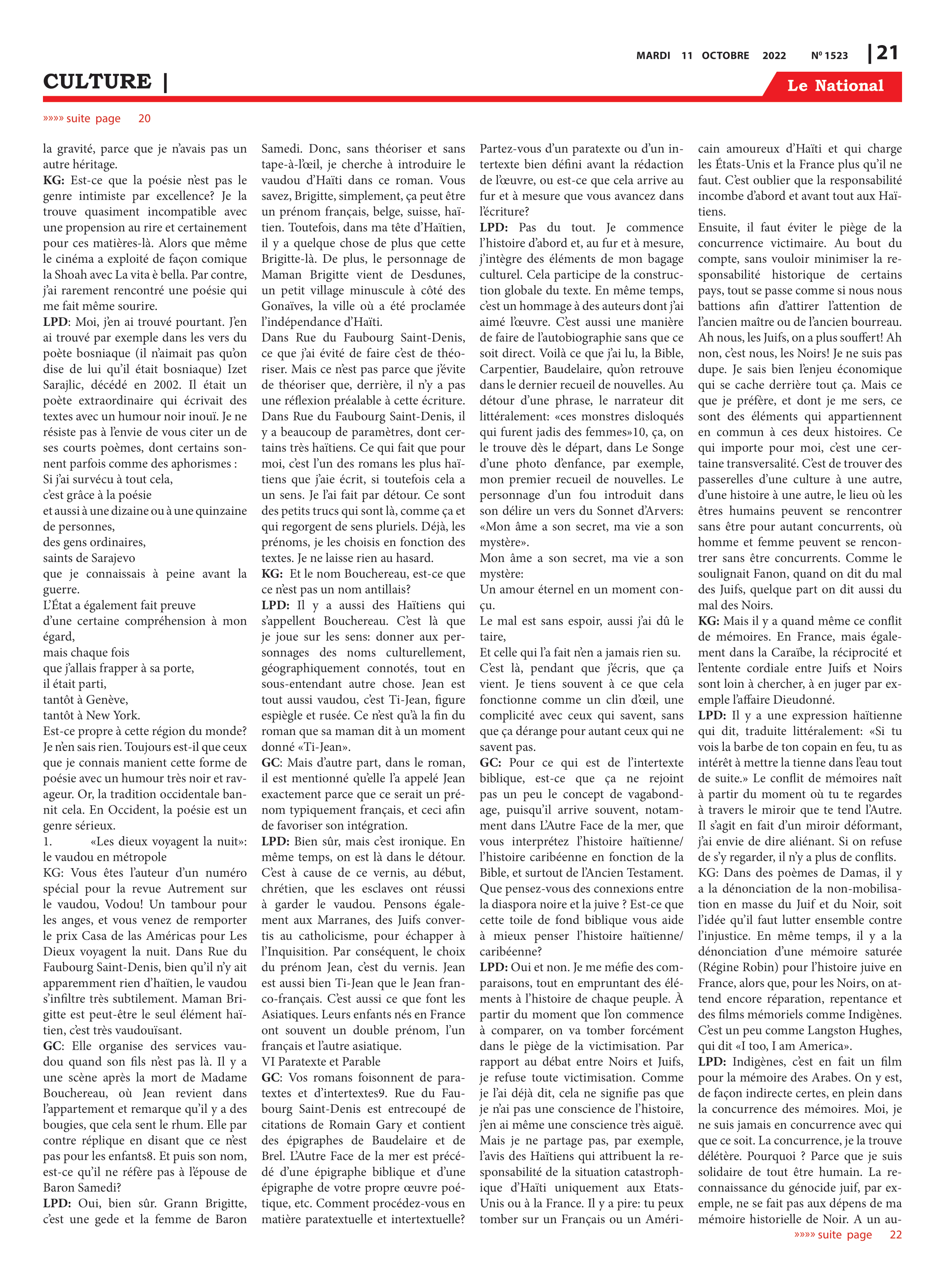 Page 21 de l'édition 1523