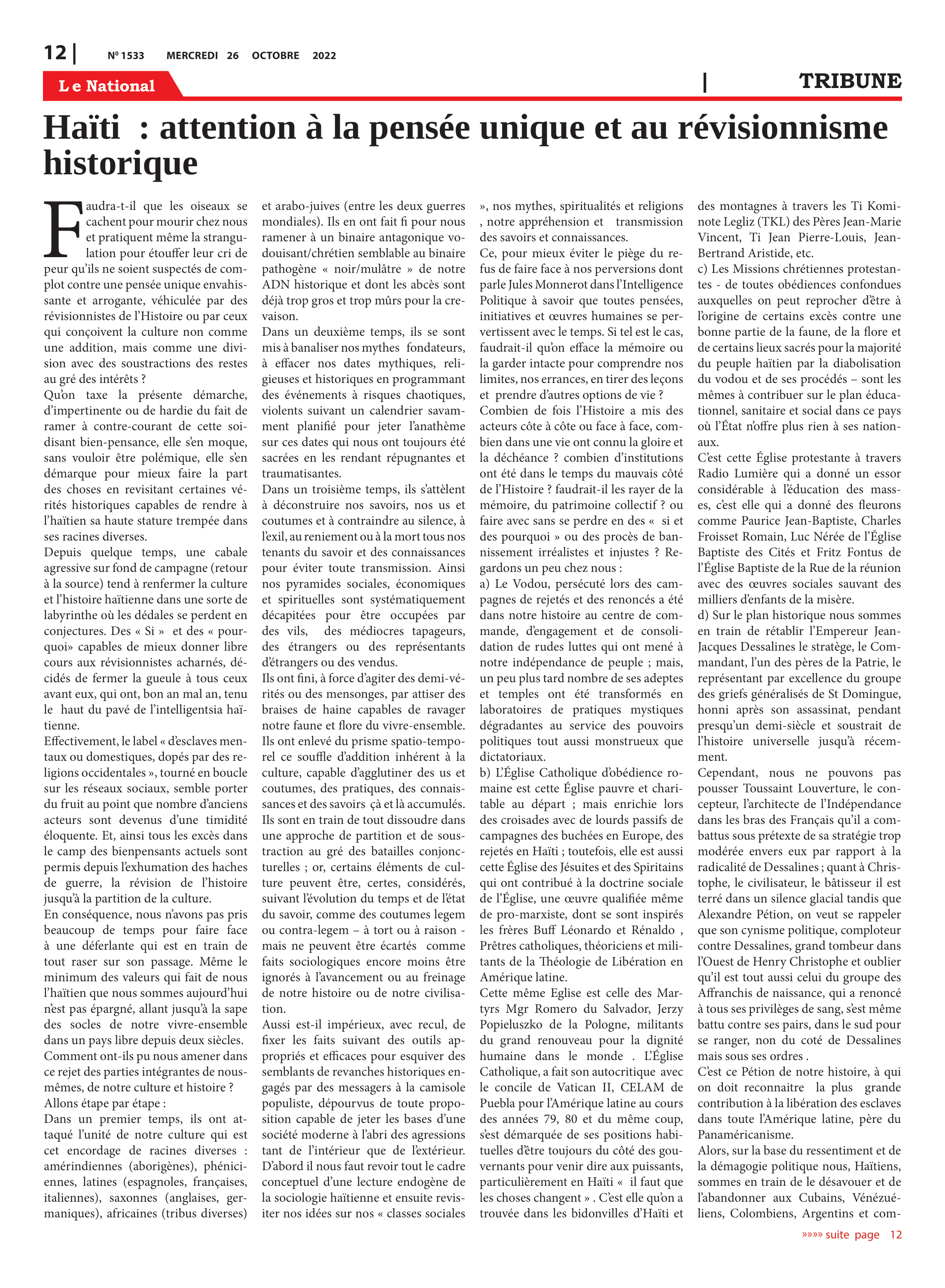 Page 12 de l'édition 1533