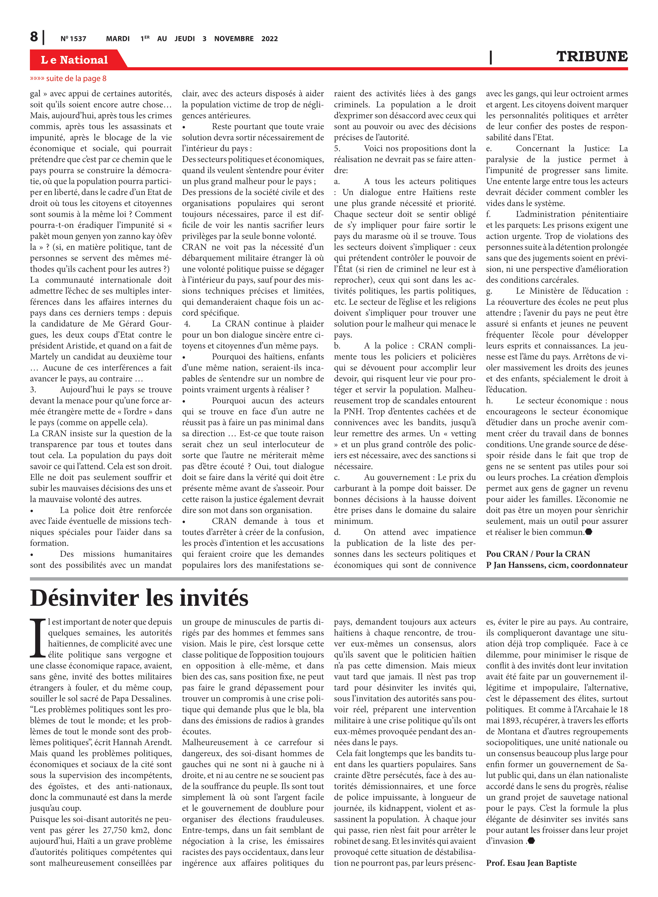Page 8 de l'édition 1537