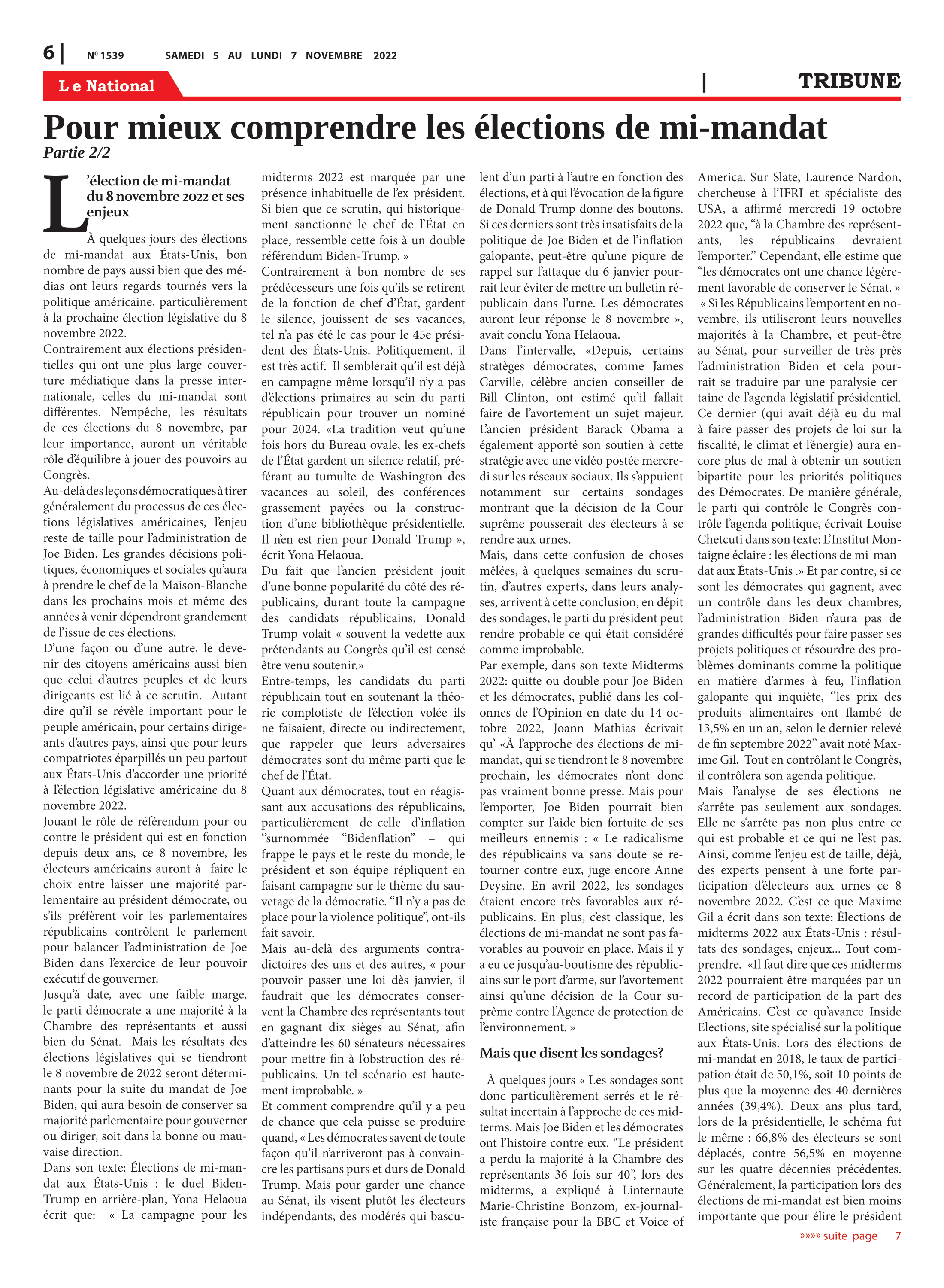 Page 6 de l'édition 1539
