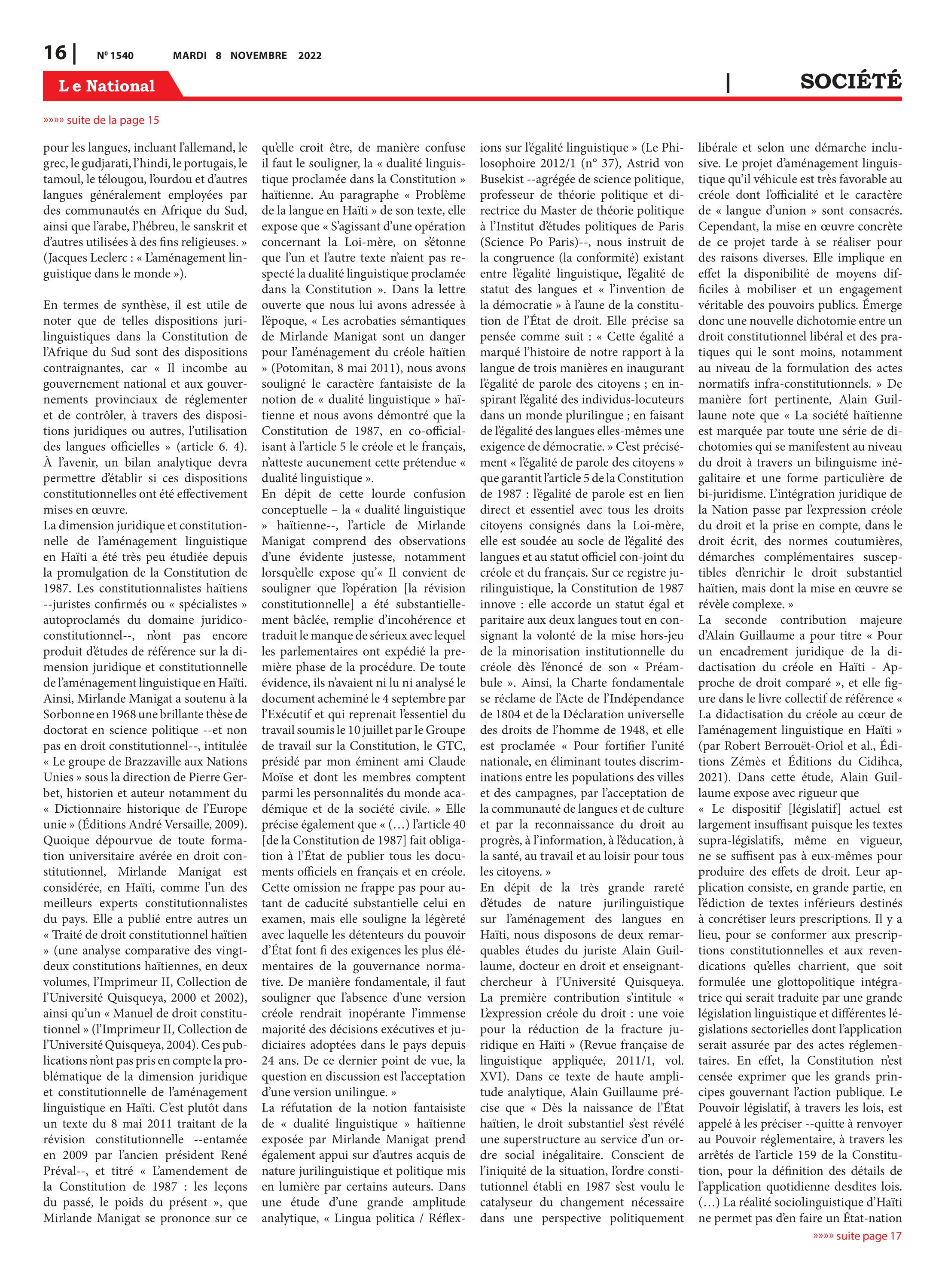 Page 16 de l'édition 1540