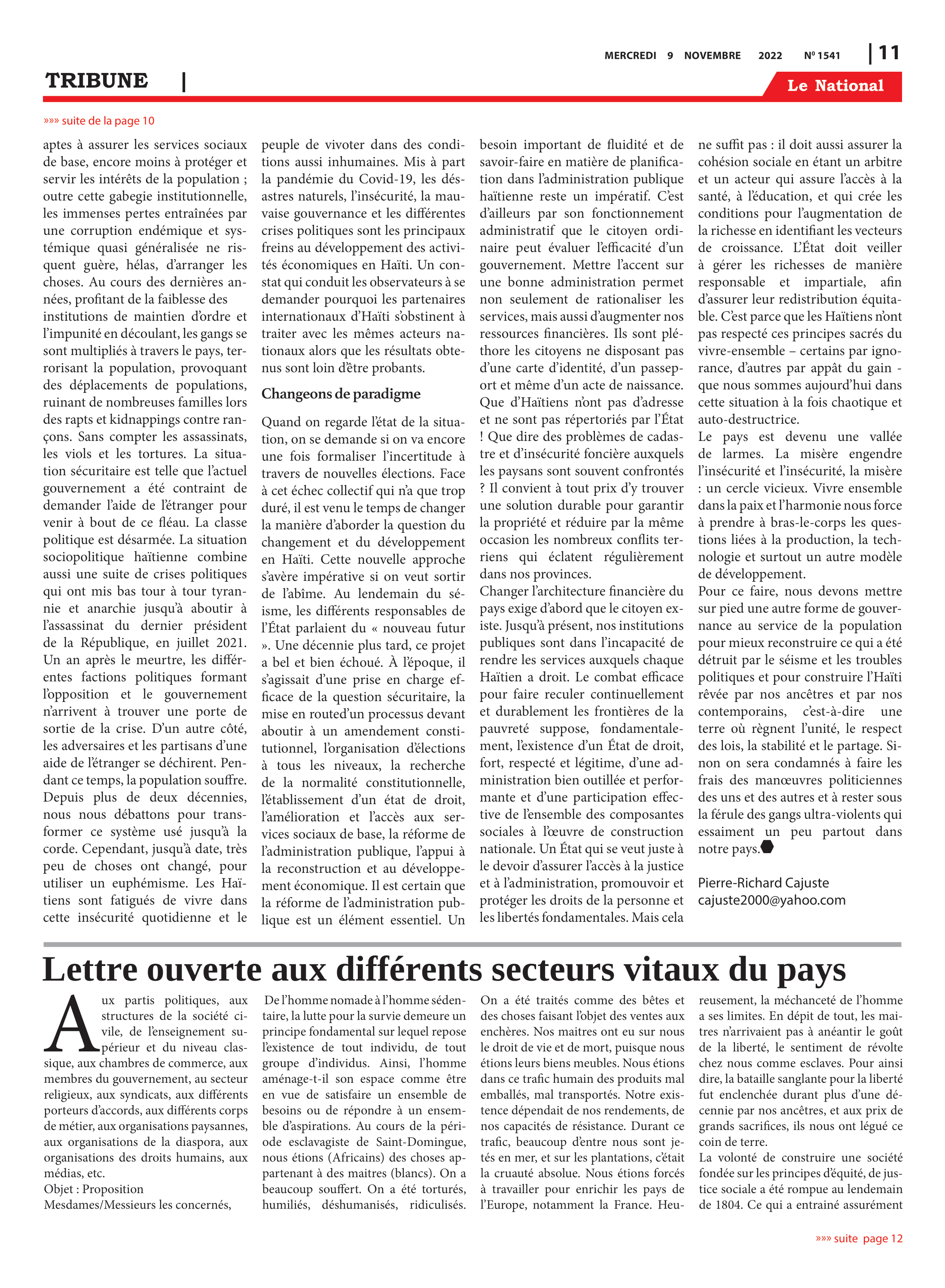 Page 11 de l'édition 1541