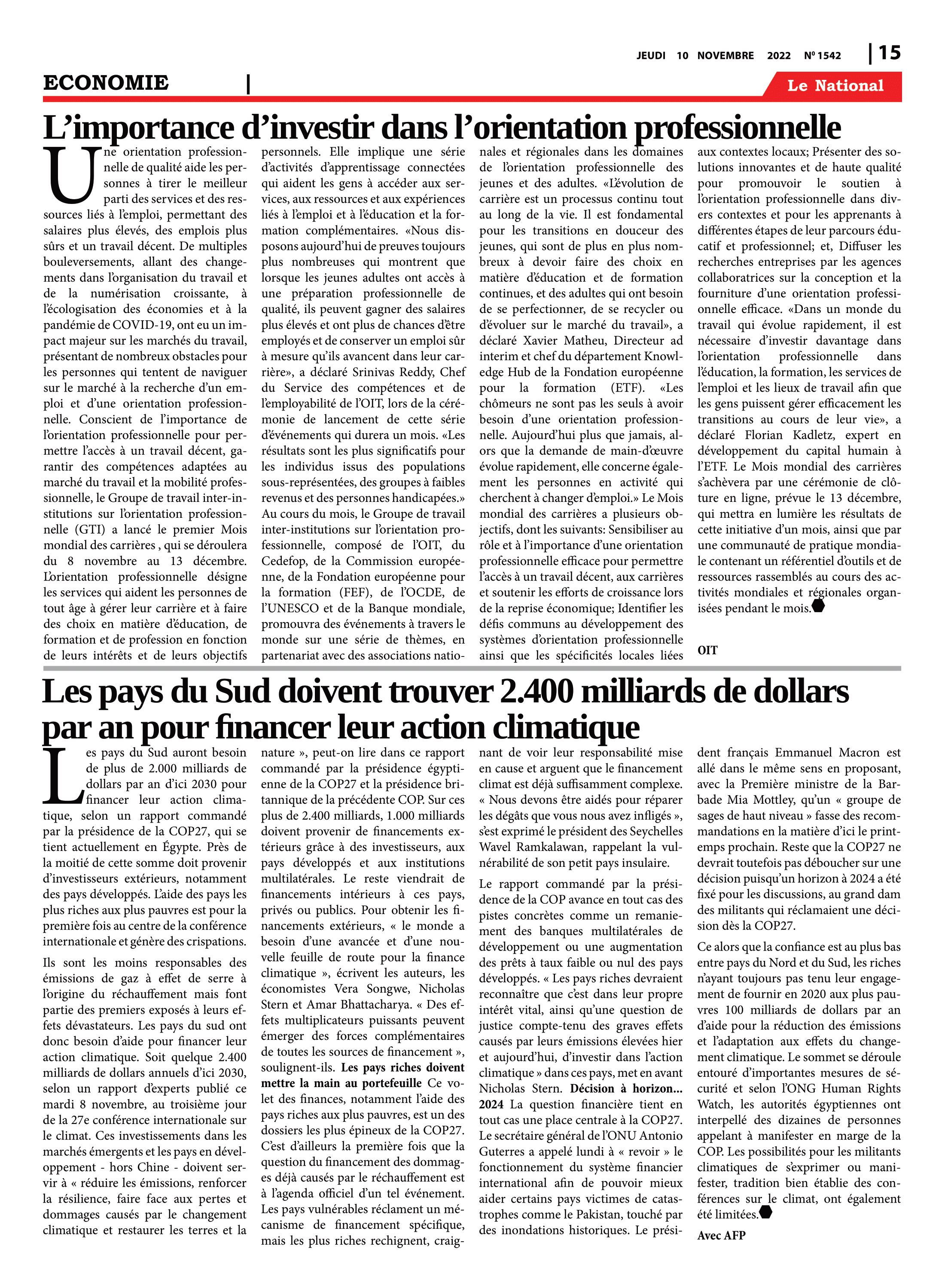Page 15 de l'édition 1542