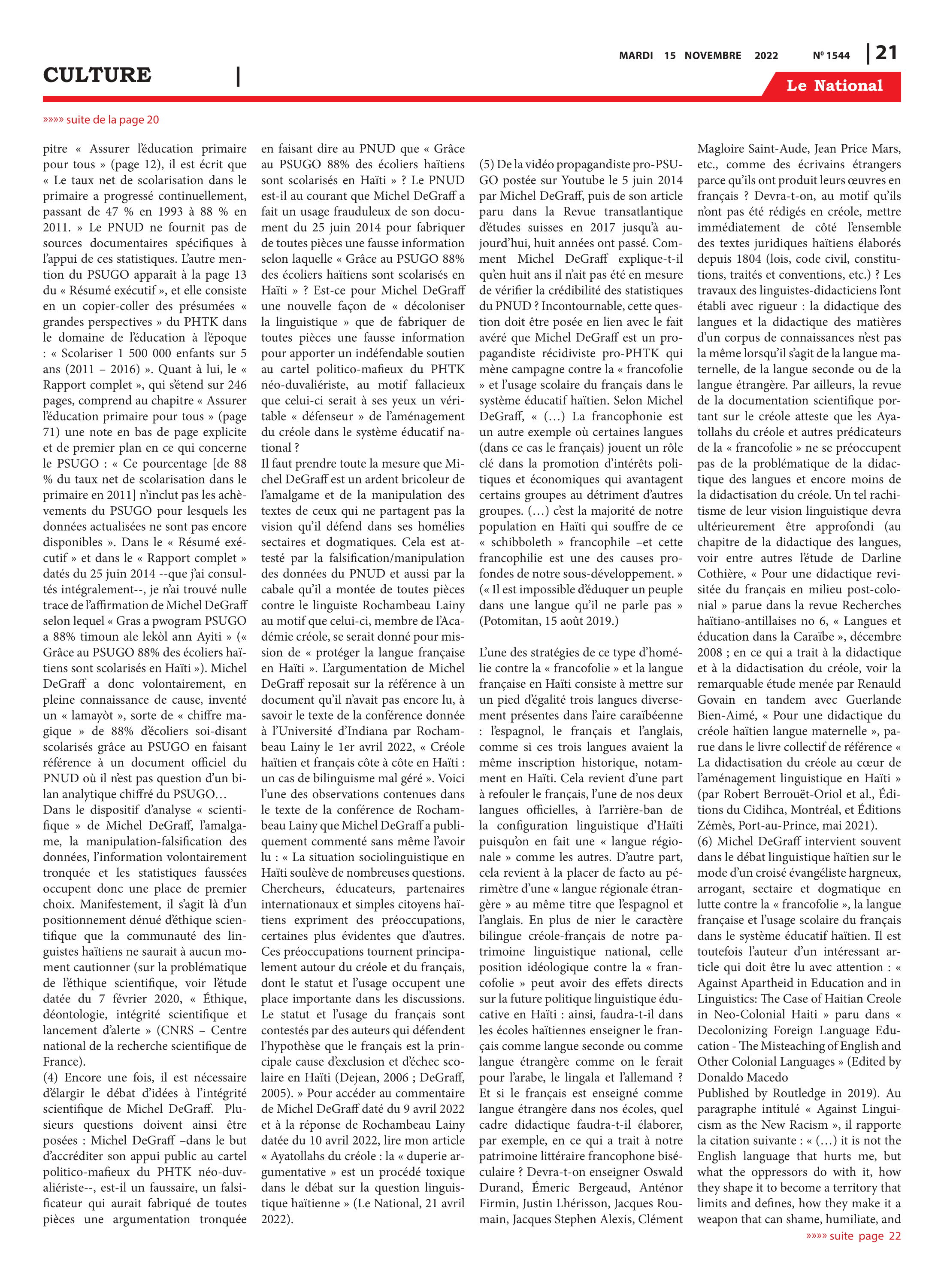 Page 21 de l'édition 1545