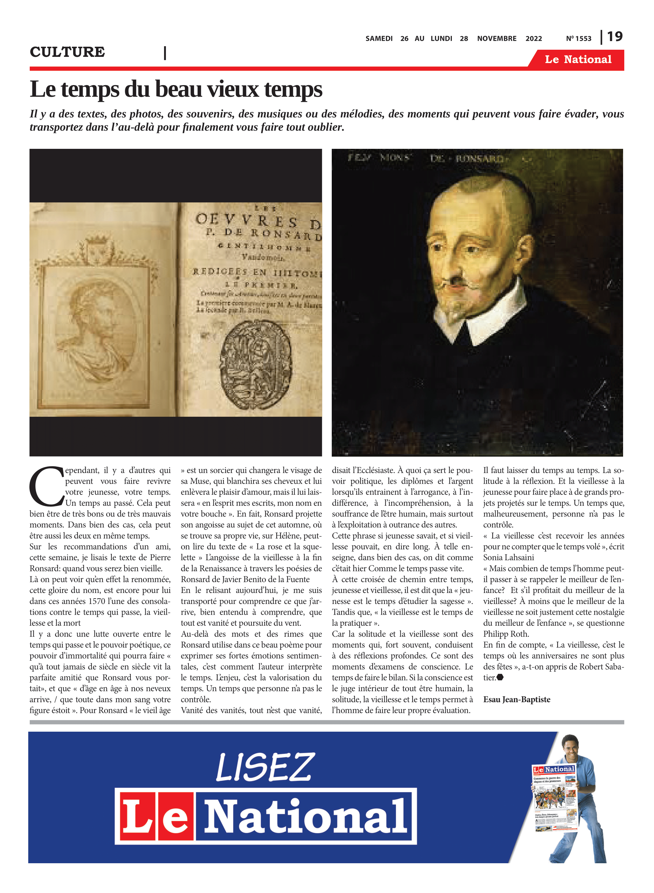 Page 19 de l'édition 1553