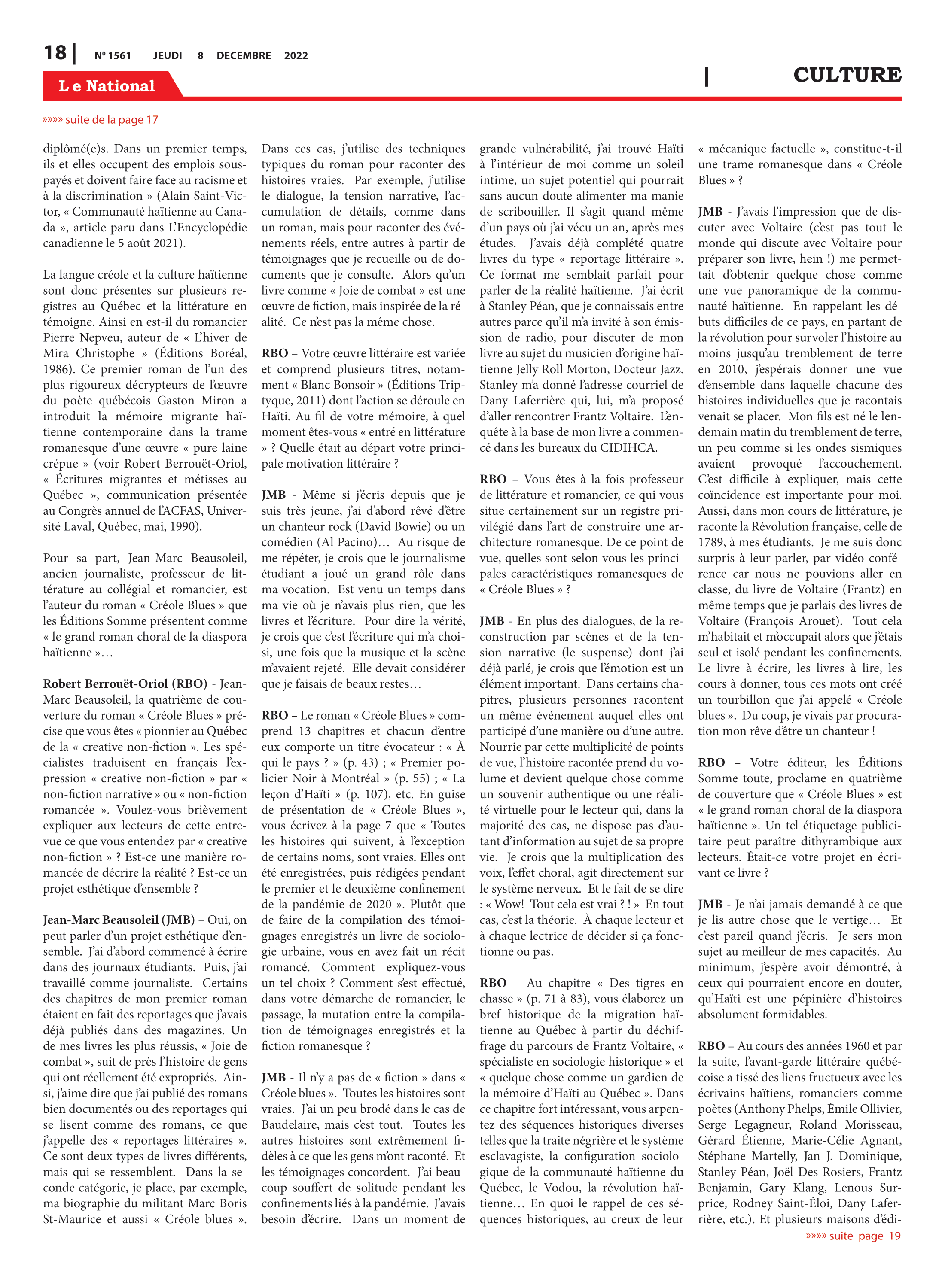Page 18 de l'édition 1561