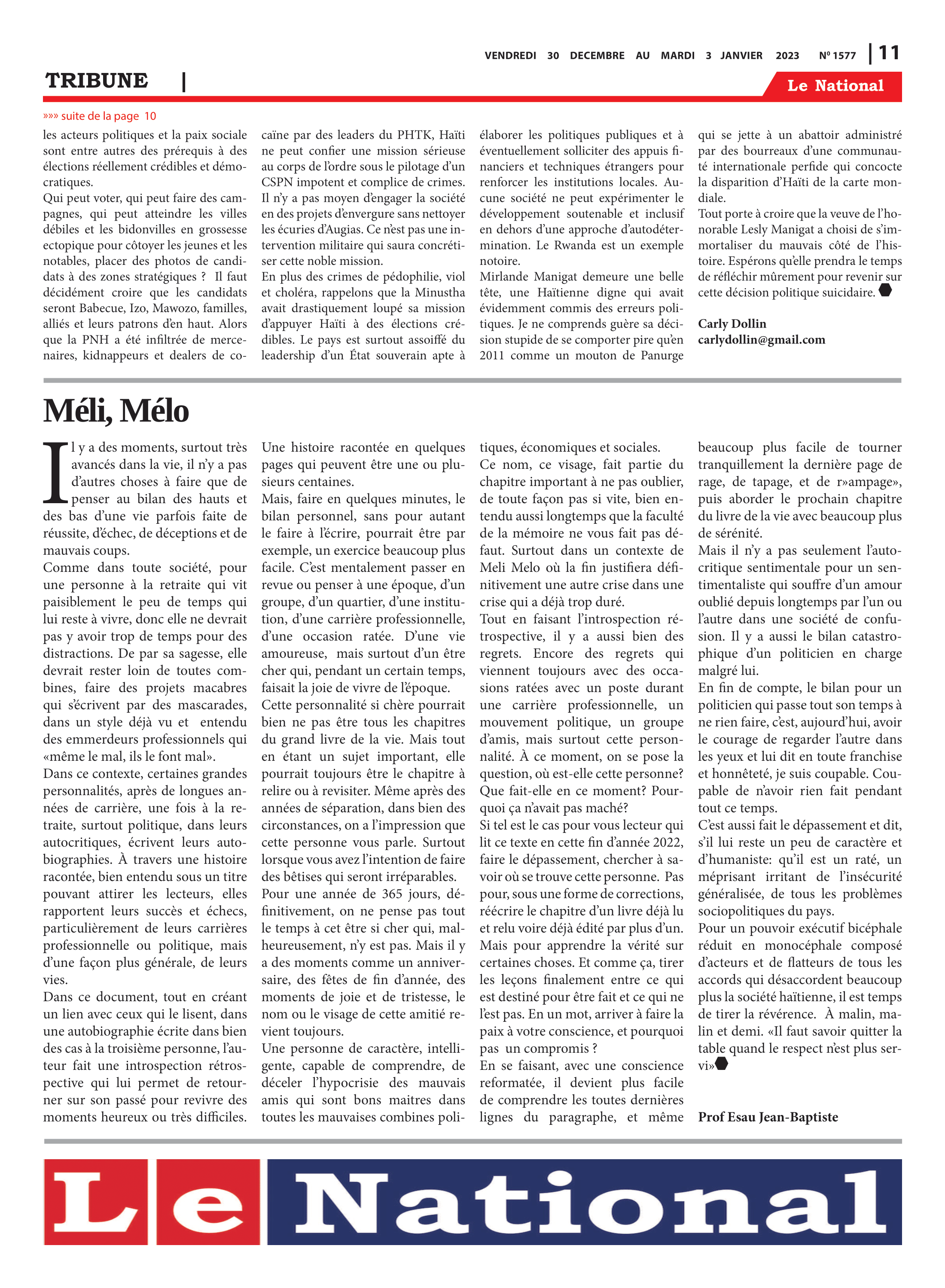 Page 11 de l'édition 1577