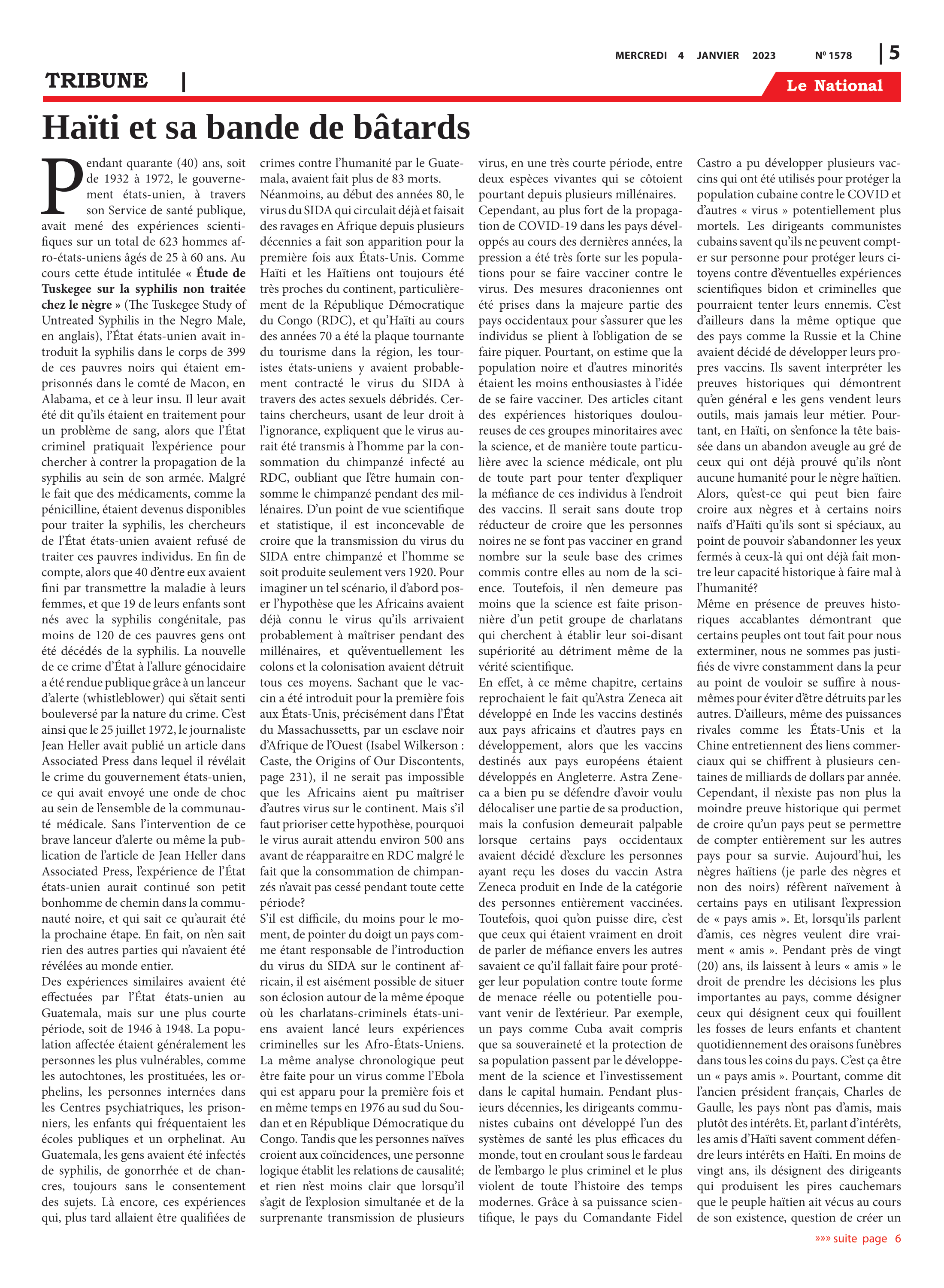 Page 5 de l'édition 1578