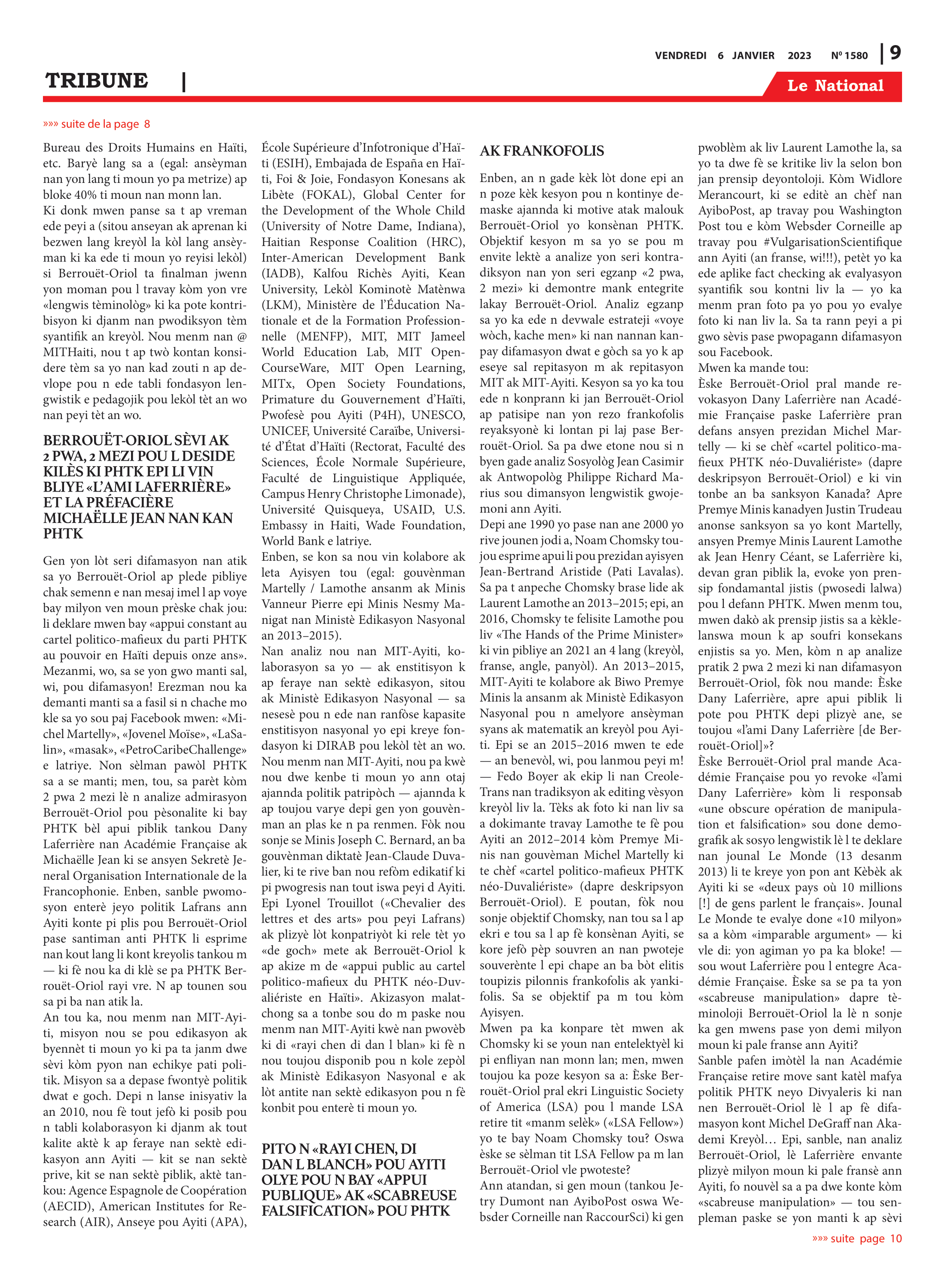 Page 9 de l'édition 1580