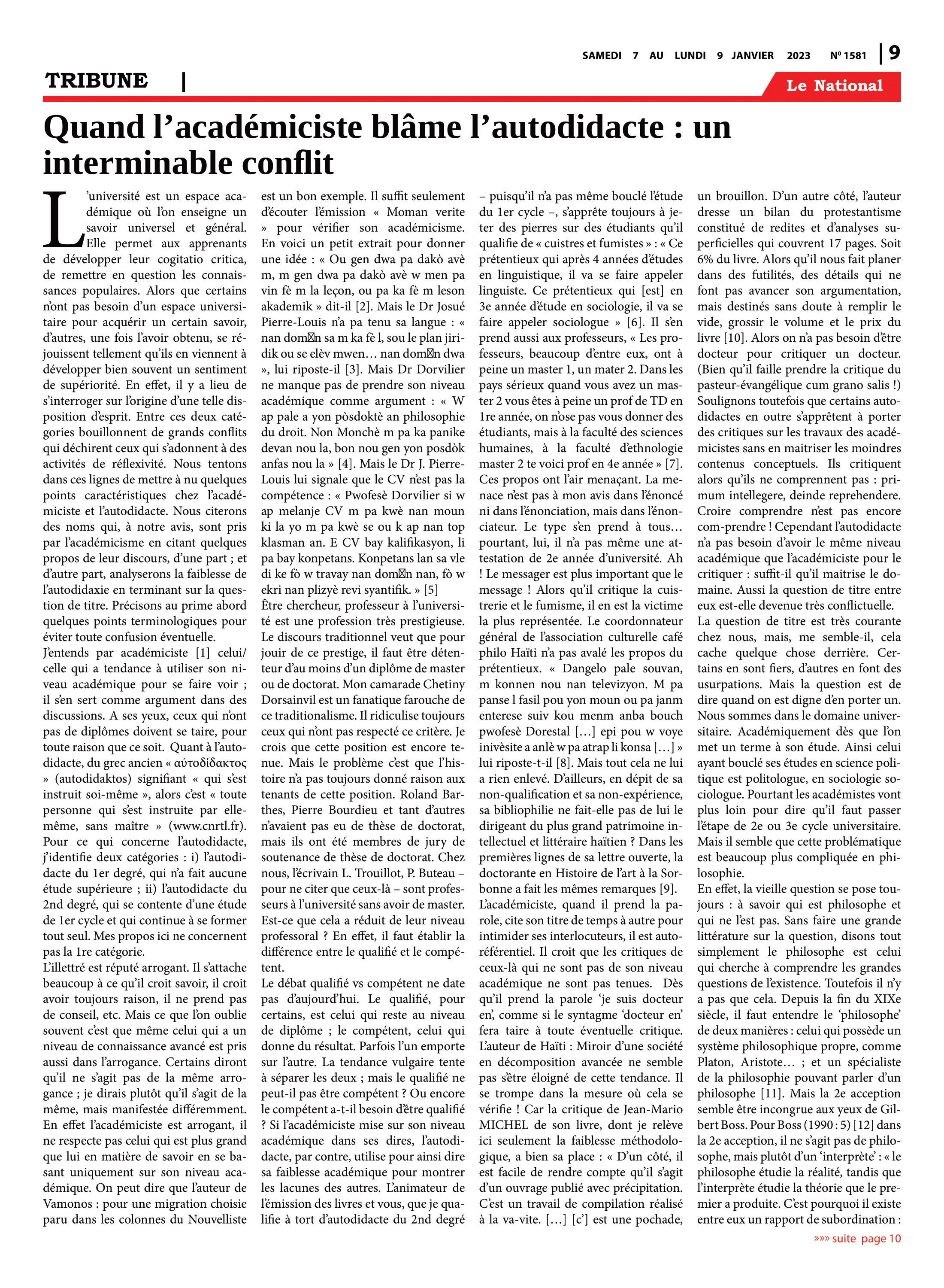 Page 9 de l'édition 1581