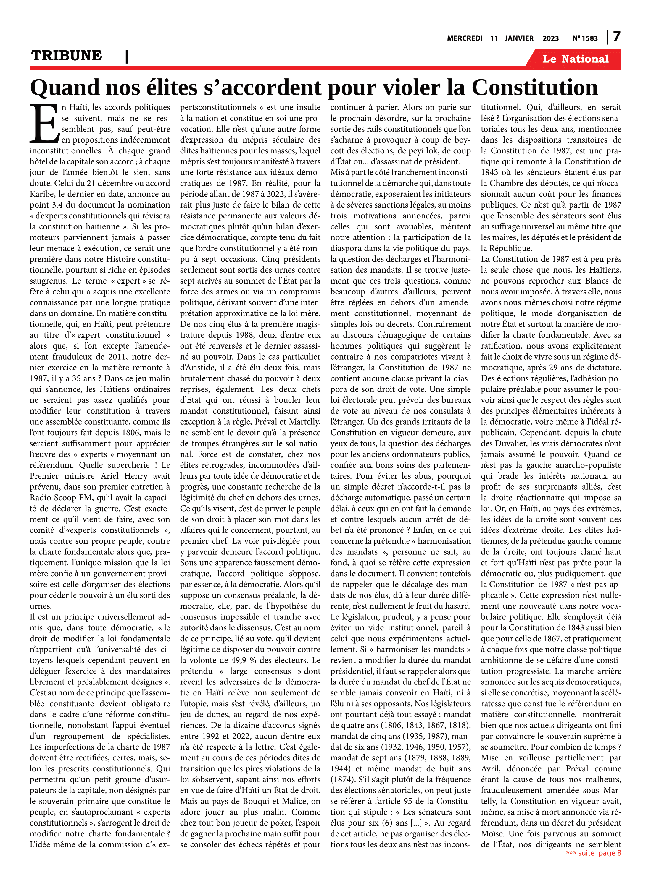 Page 7 de l'édition 1583