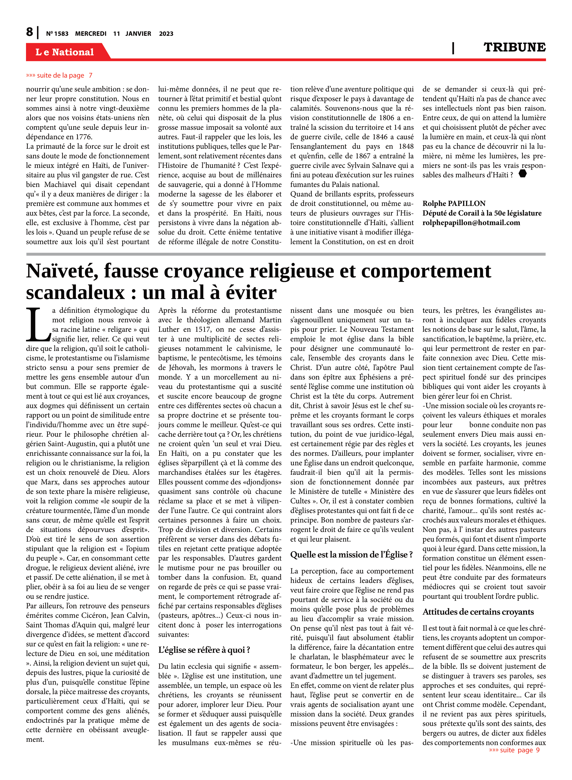 Page 8 de l'édition 1583