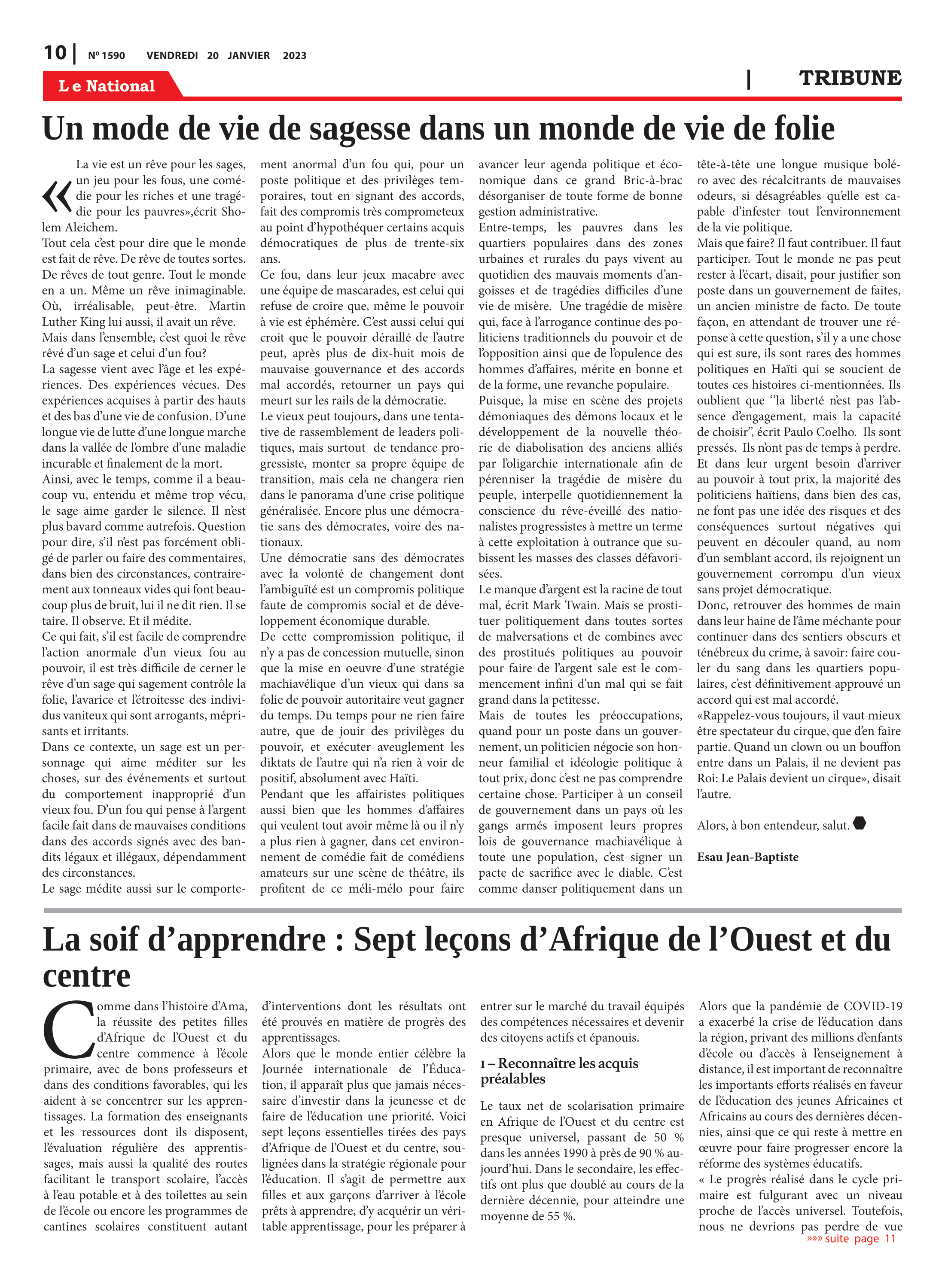 Page 10 de l'édition 1590
