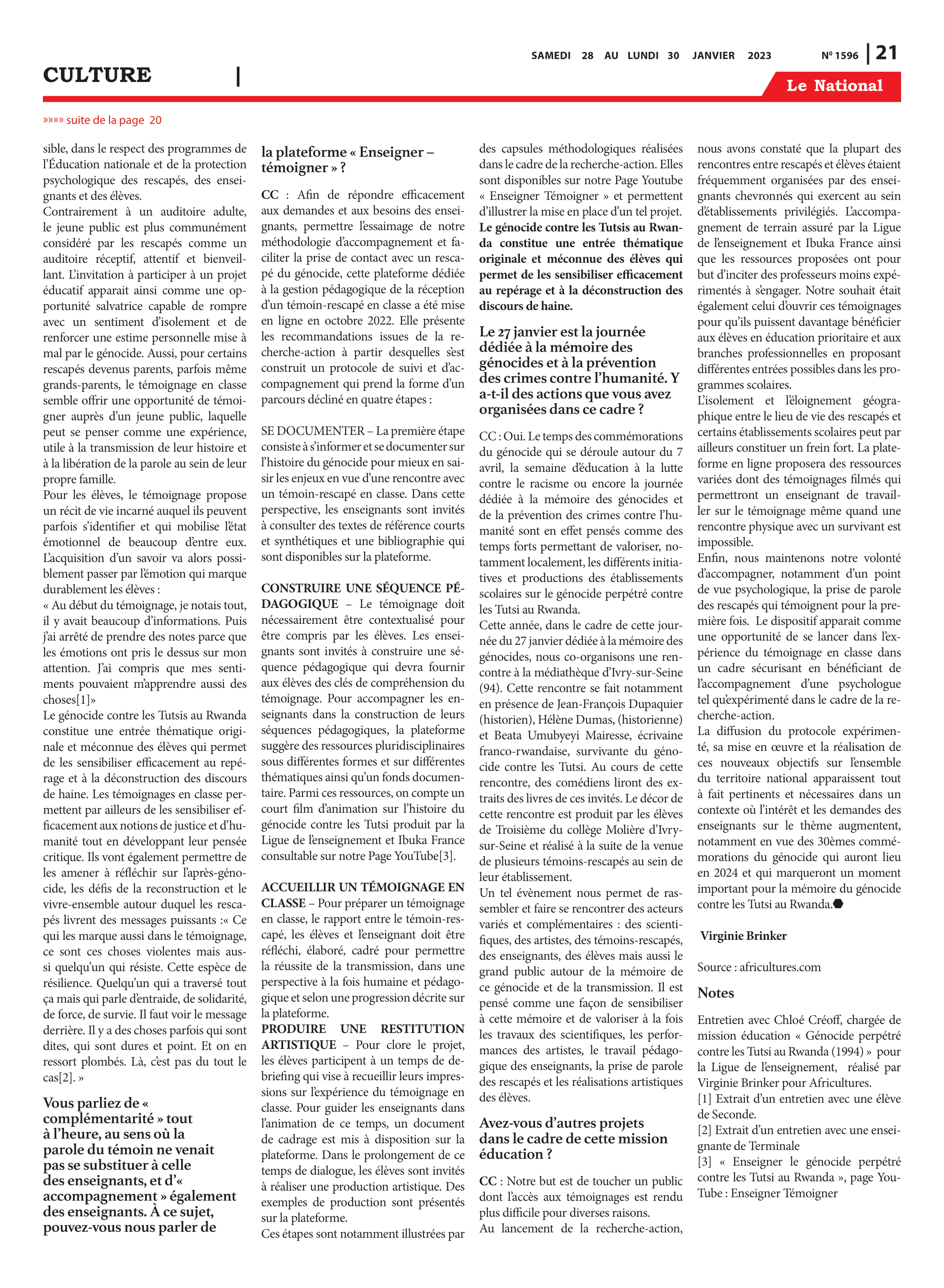 Page 21 de l'édition 1596