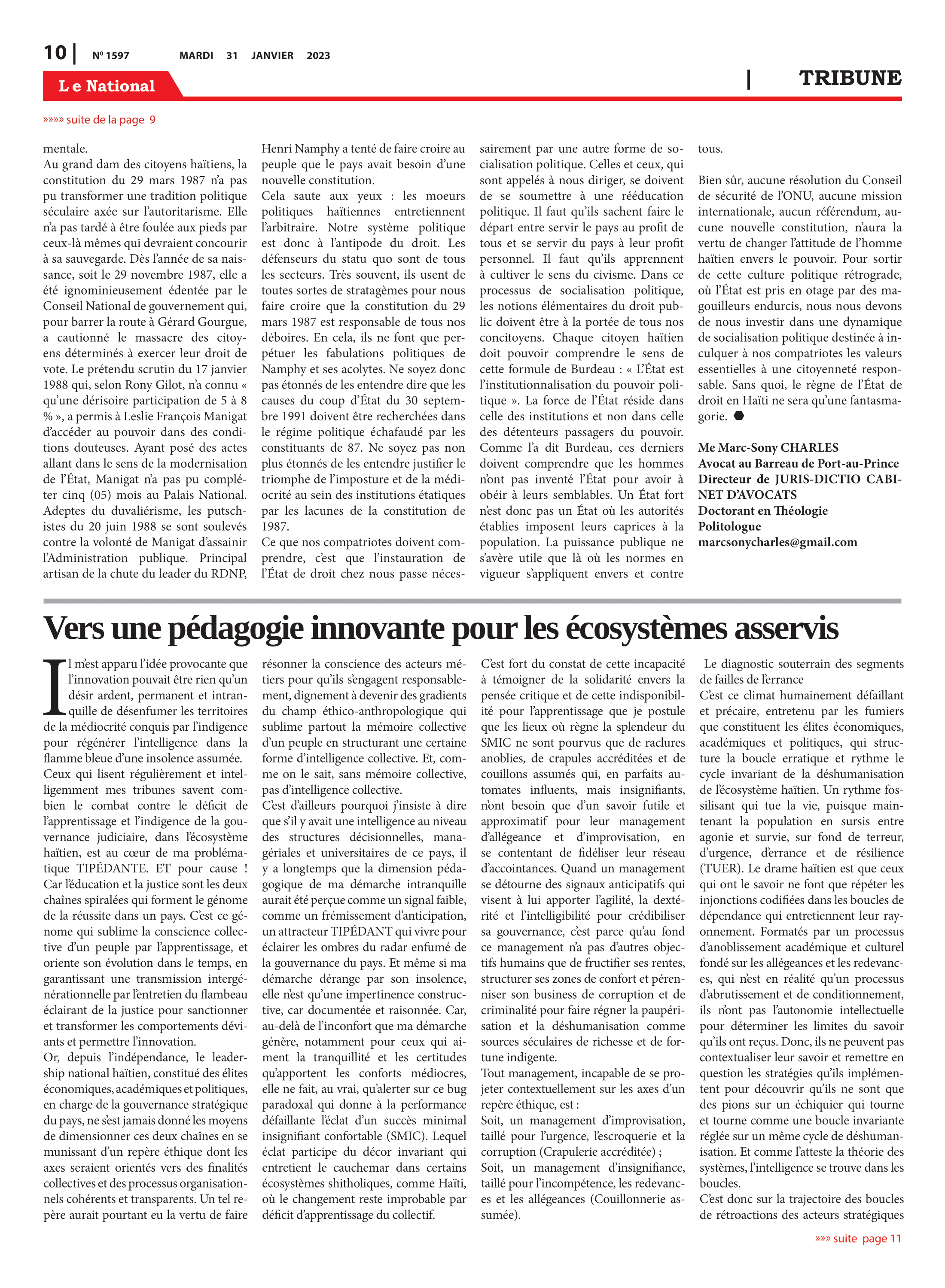 Page 10 de l'édition 1597