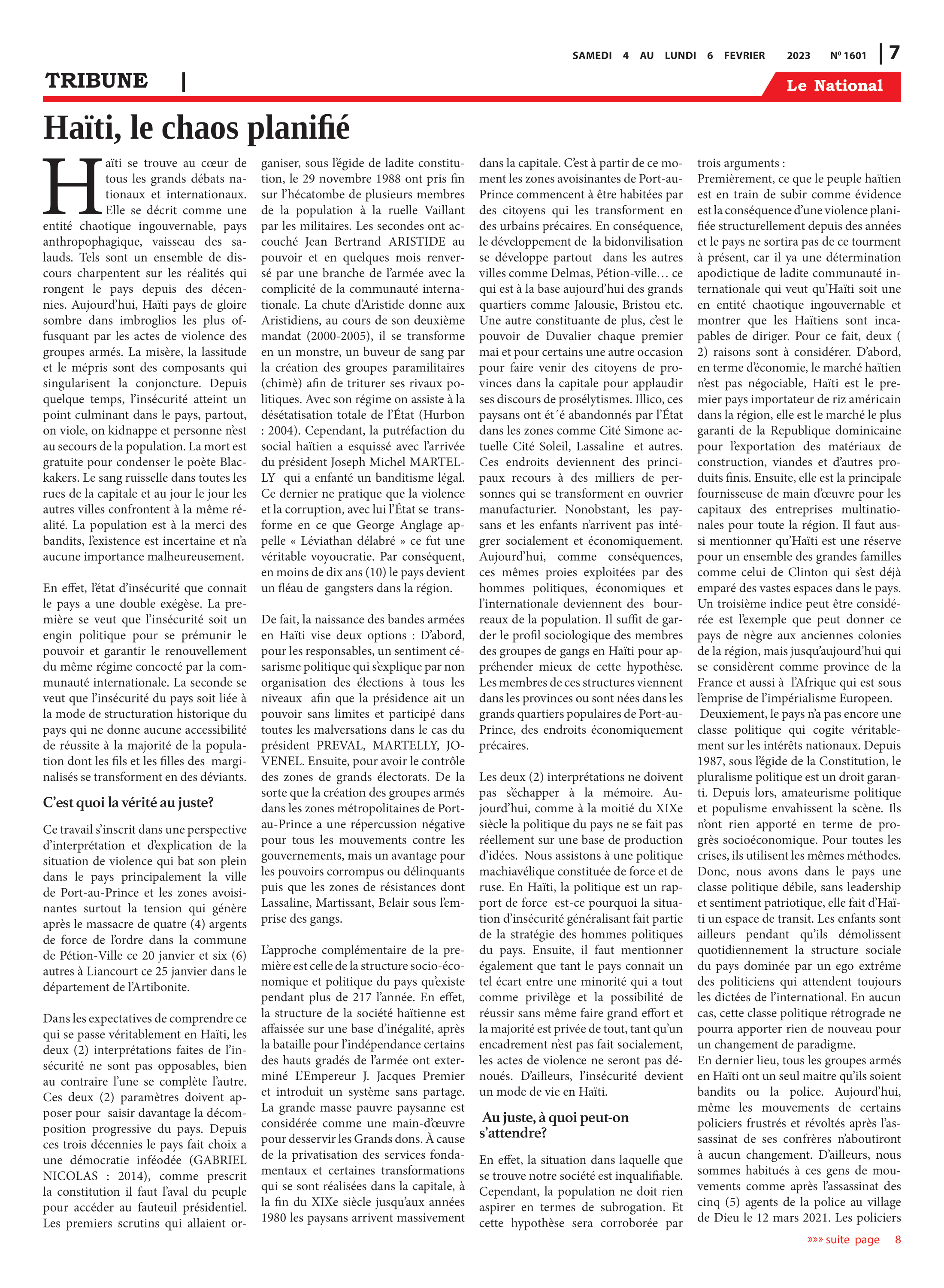 Page 7 de l'édition 1601