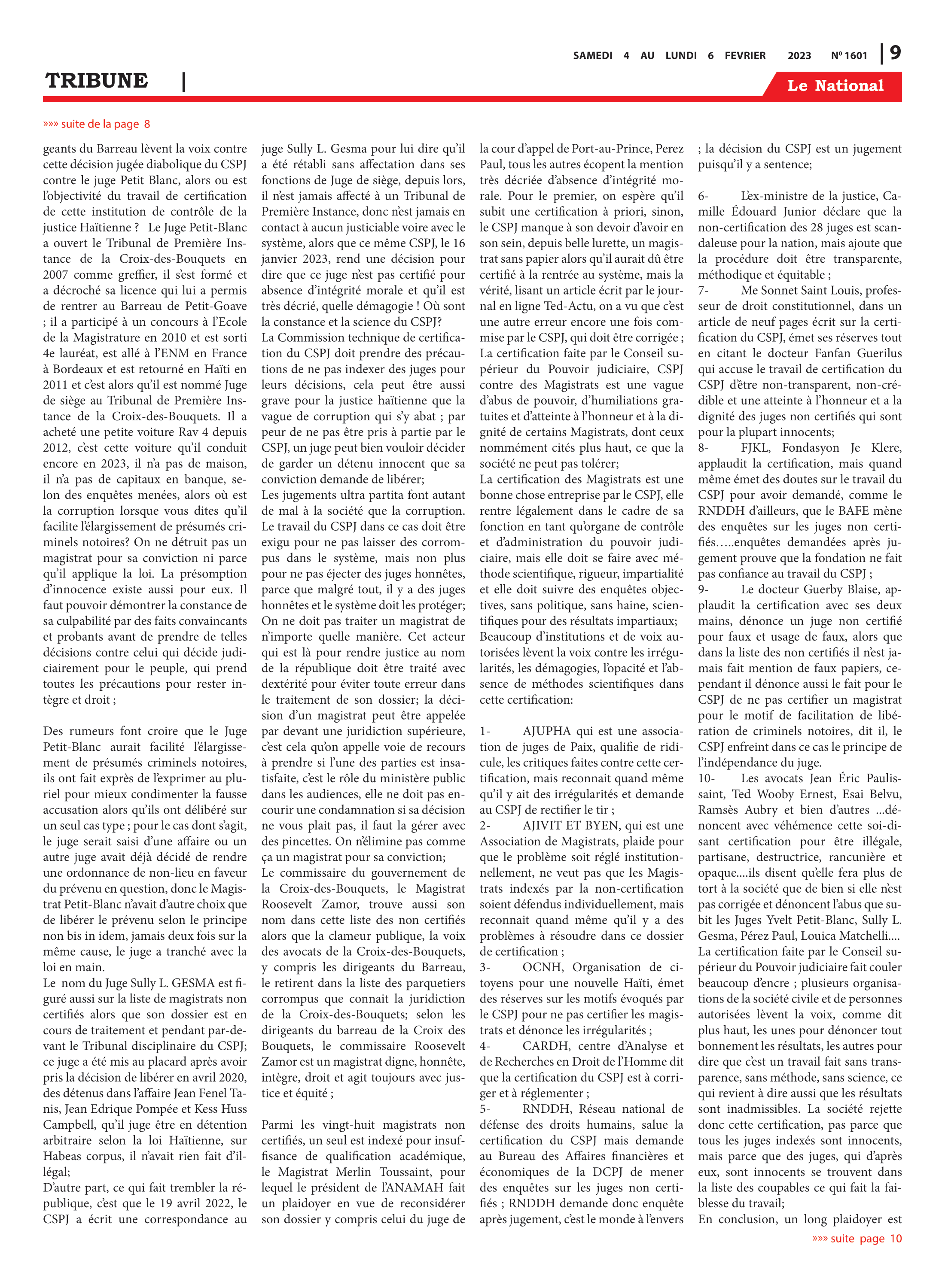 Page 9 de l'édition 1601
