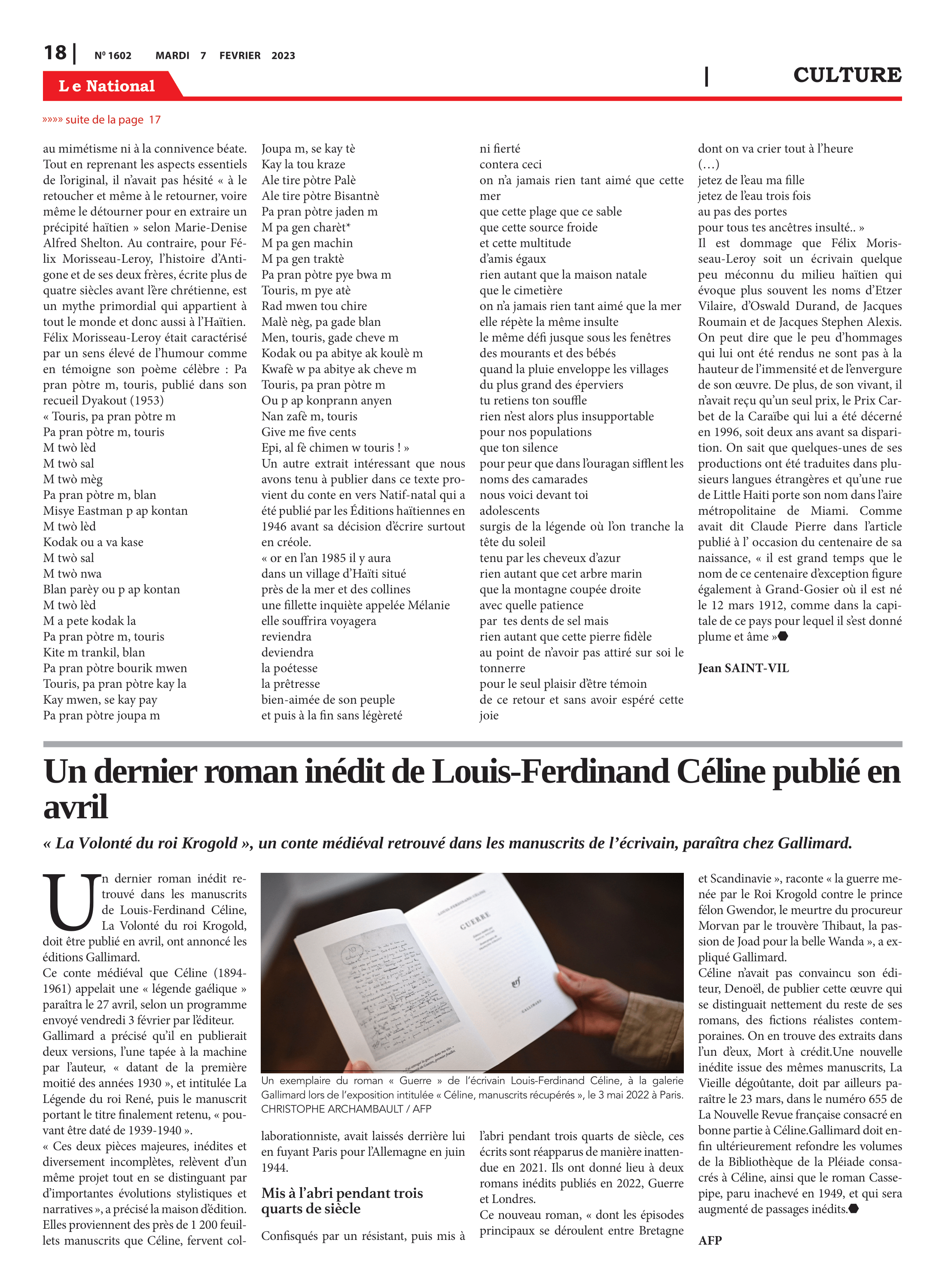 Page 18 de l'édition 1602