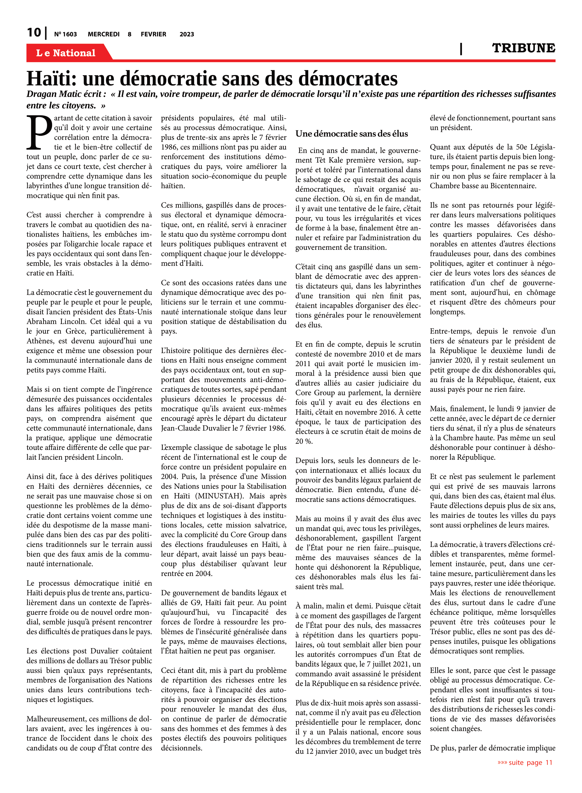Page 10 de l'édition 1603
