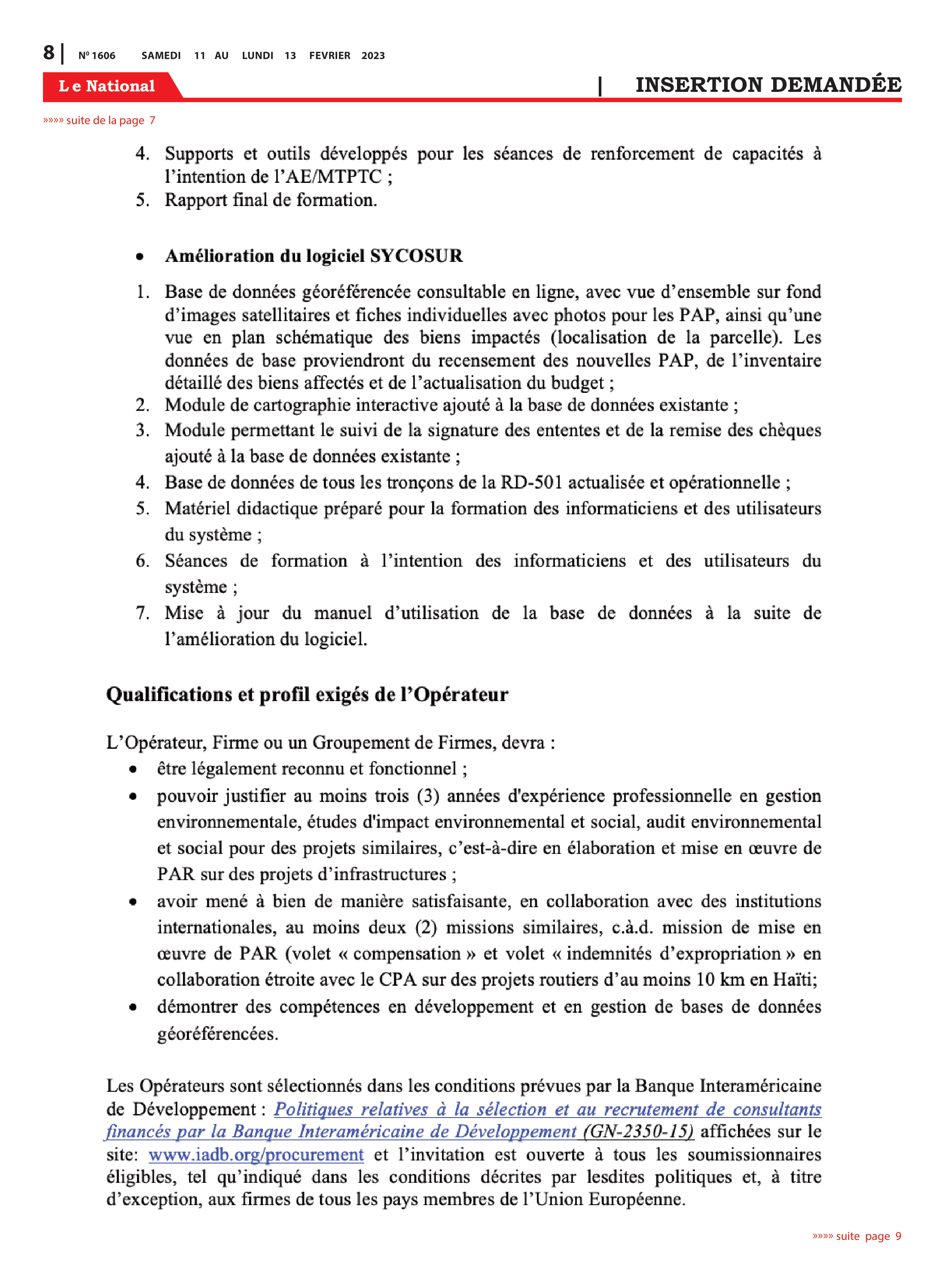Page 8 de l'édition 1606